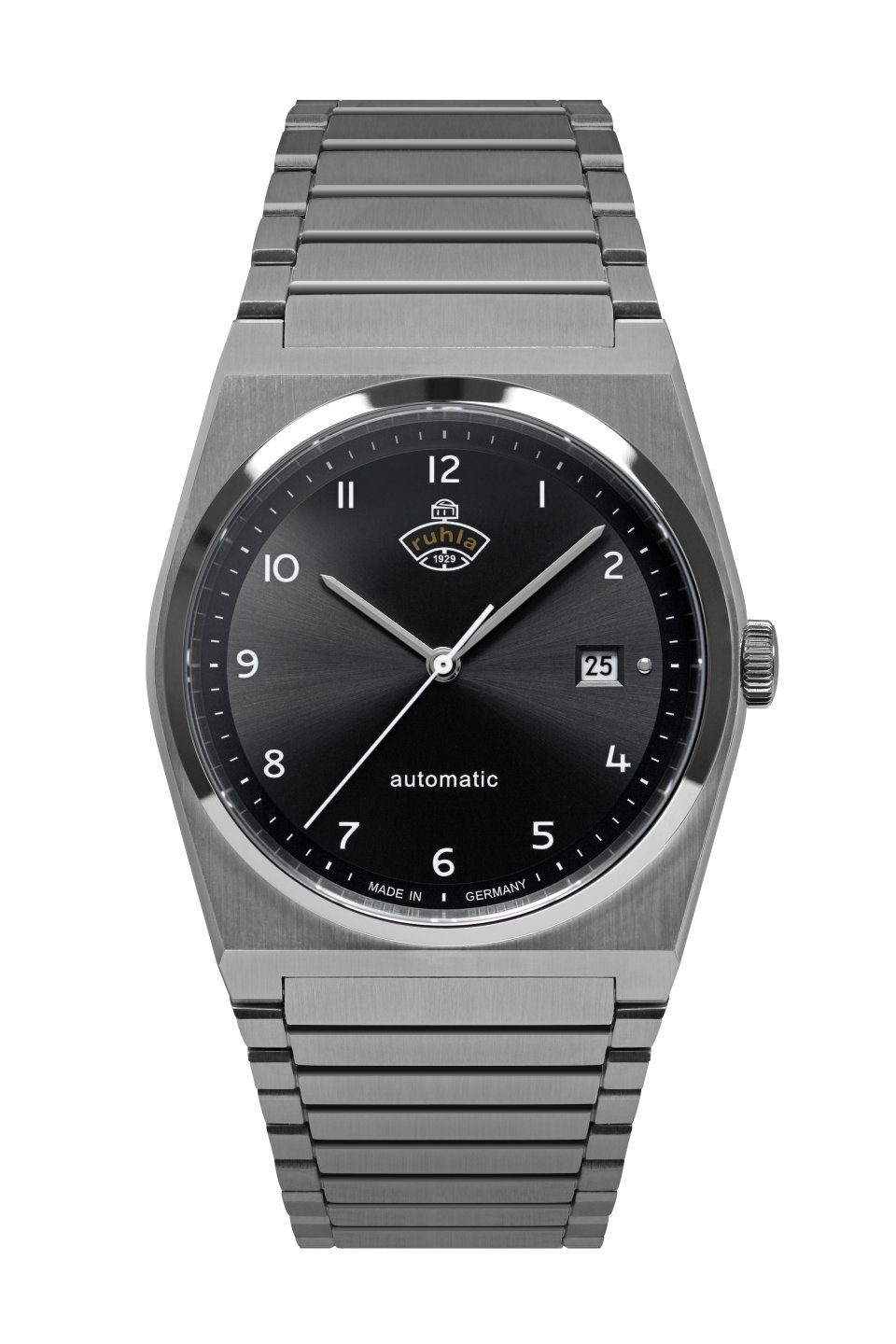 ruhla Automatikuhr Space Control Automatik, 4862M2, Armbanduhr, Herrenuhr, Datum, Saphirglas, Made in Germany