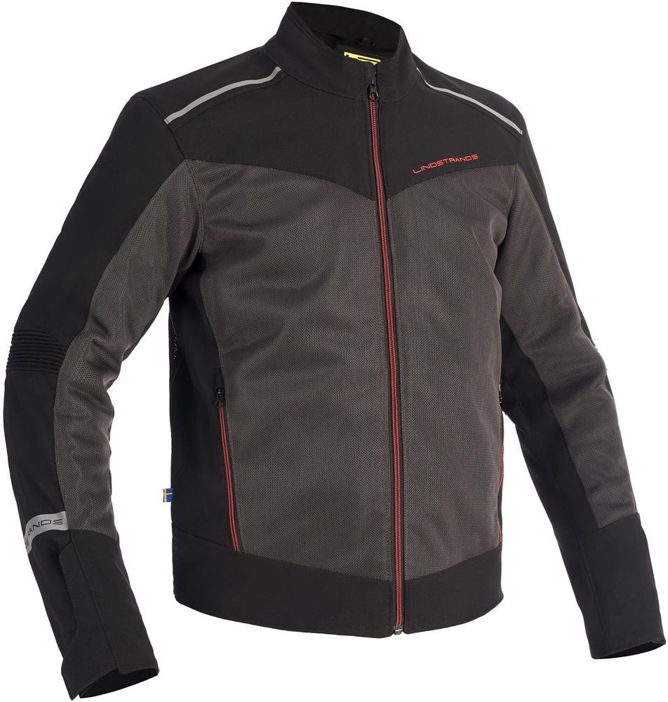 Motorradjacke Textile Jacket Delsbo Black Grey