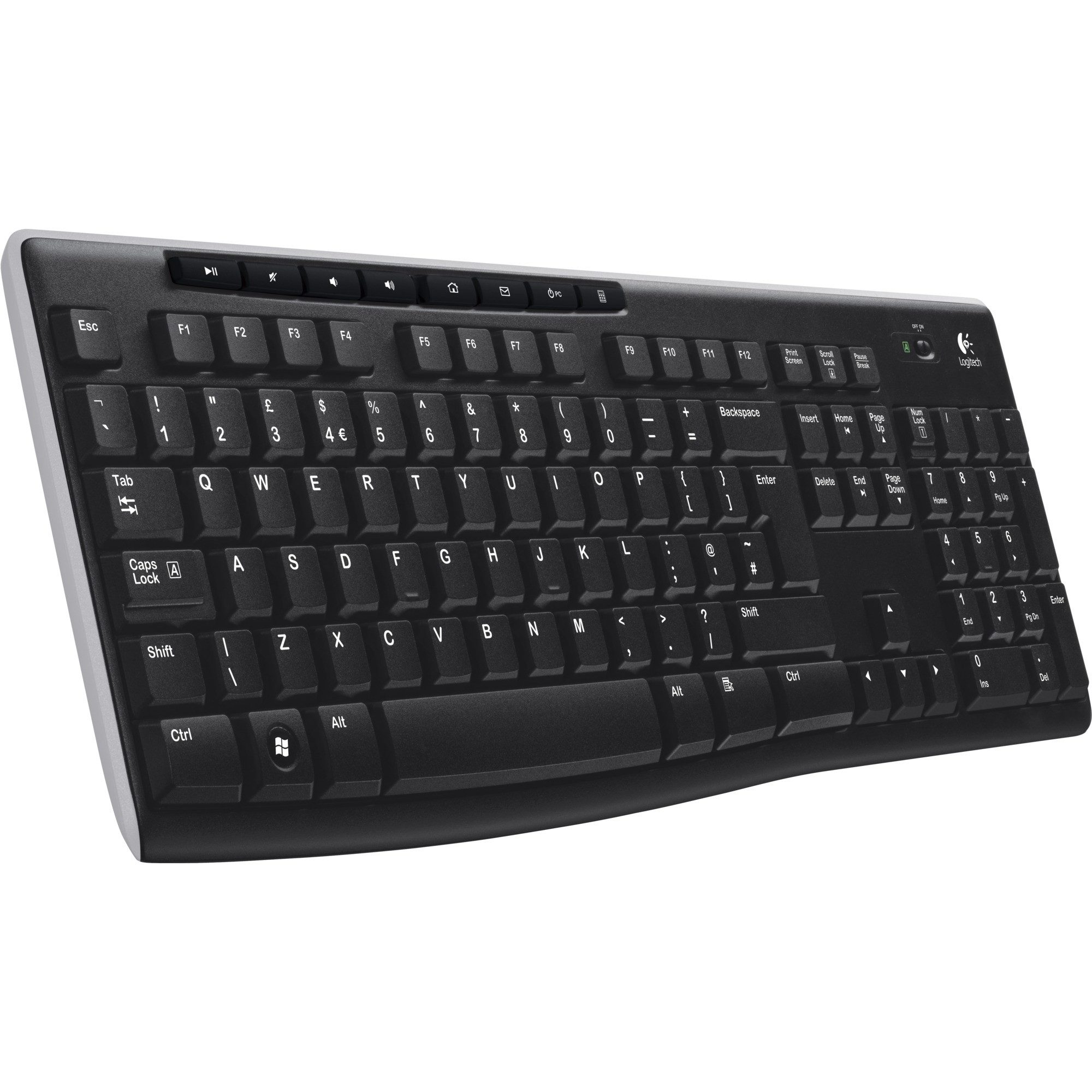 Logitech Logitech Wireless Keyboard K270, Tastatur Tastatur