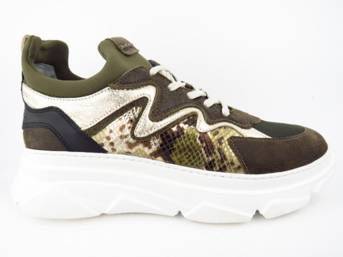 braun oliv gold kombi. Sneaker