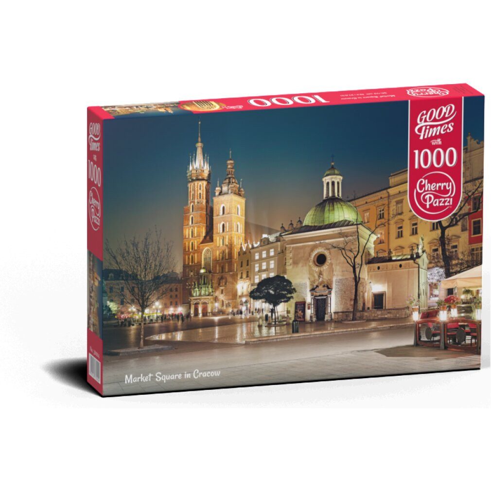 Cherry Puzzle CHERRY PAZZI Puzzle Königlicher Marktplatz in Krakau, Polen 1000 Teile, Puzzleteile
