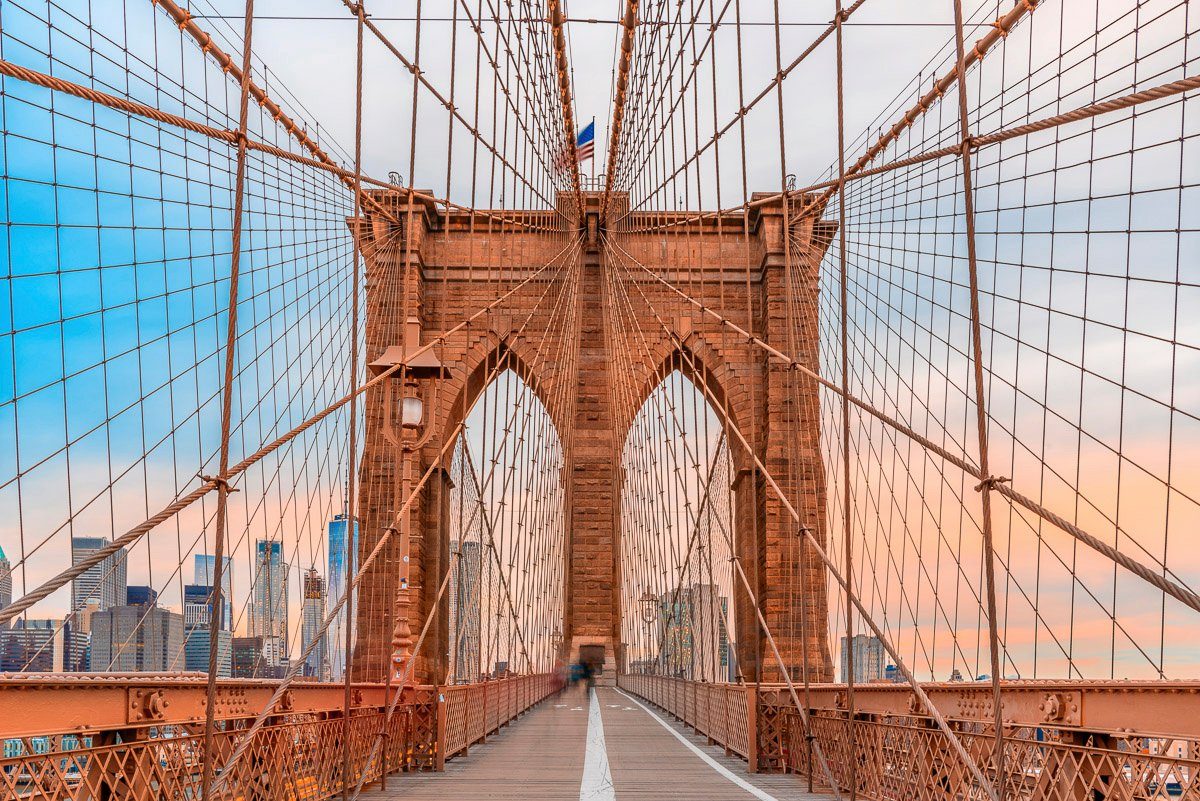 Papermoon Fototapete Brooklyn Brücke