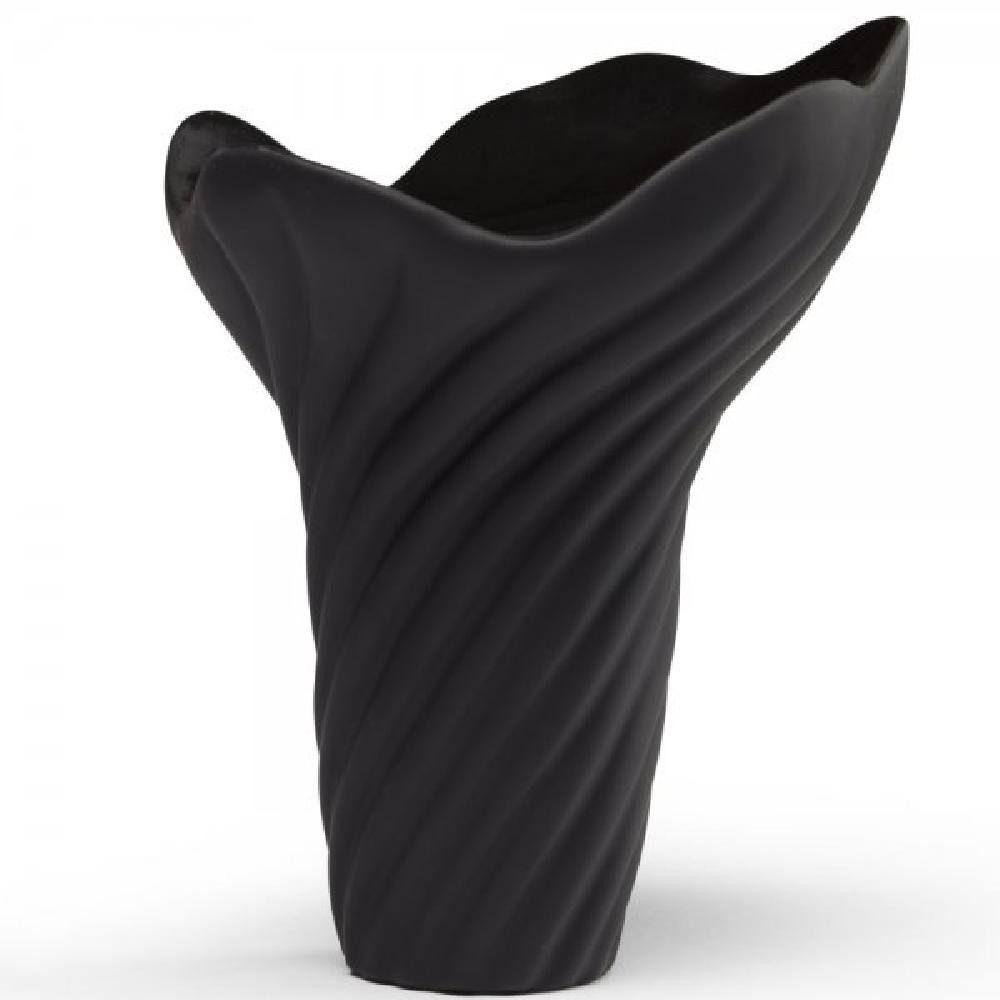 Dekovase Vase Fungi Schwarz (17 cm)