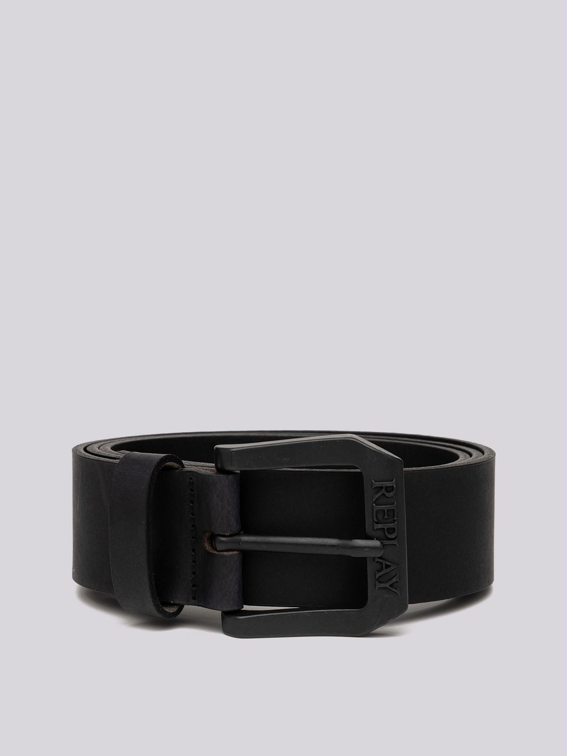 Replay Ledergürtel mit matter Schließe günstig online kaufen