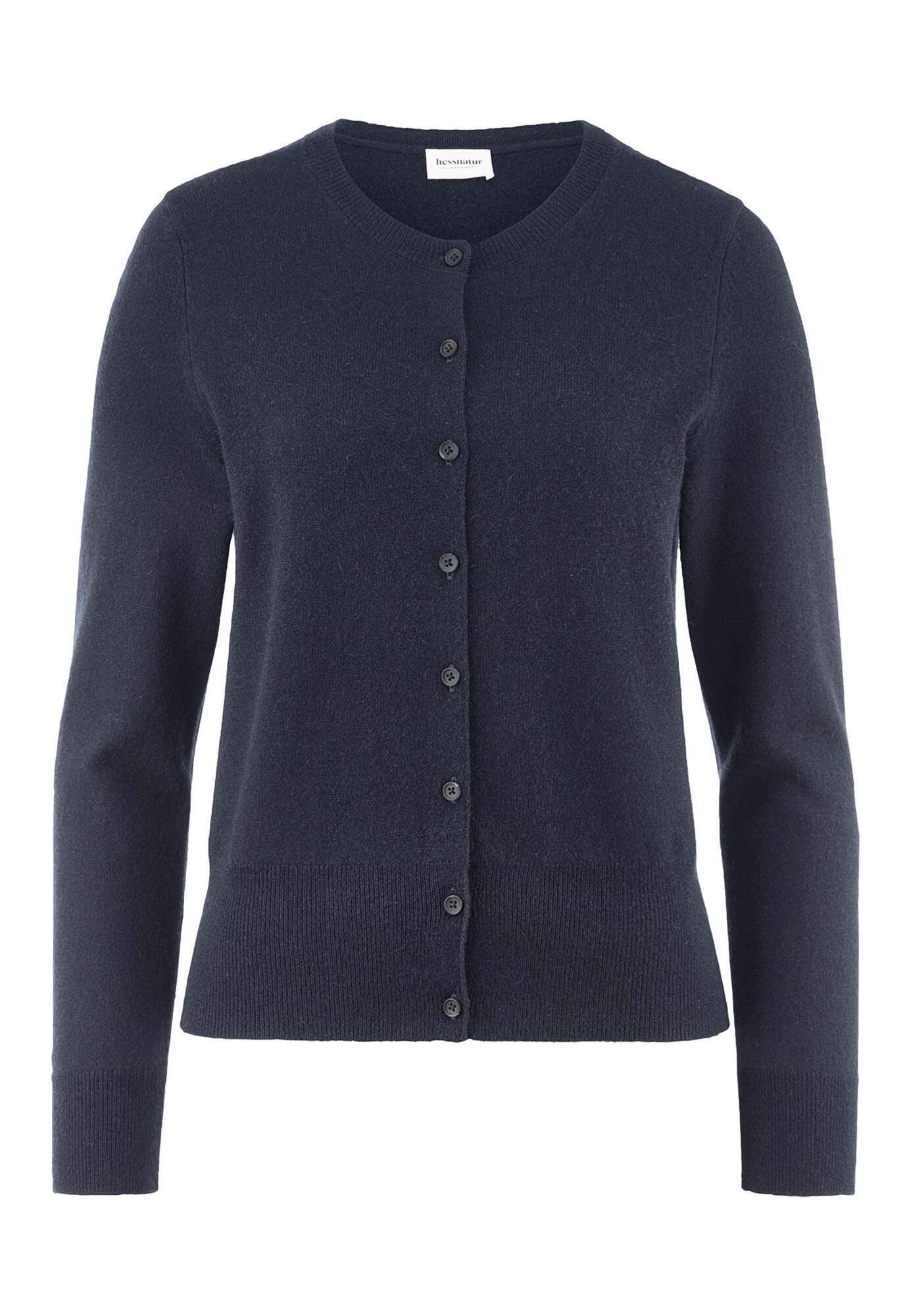 Hessnatur Strickjacke aus reinem Cashmere (1-tlg)