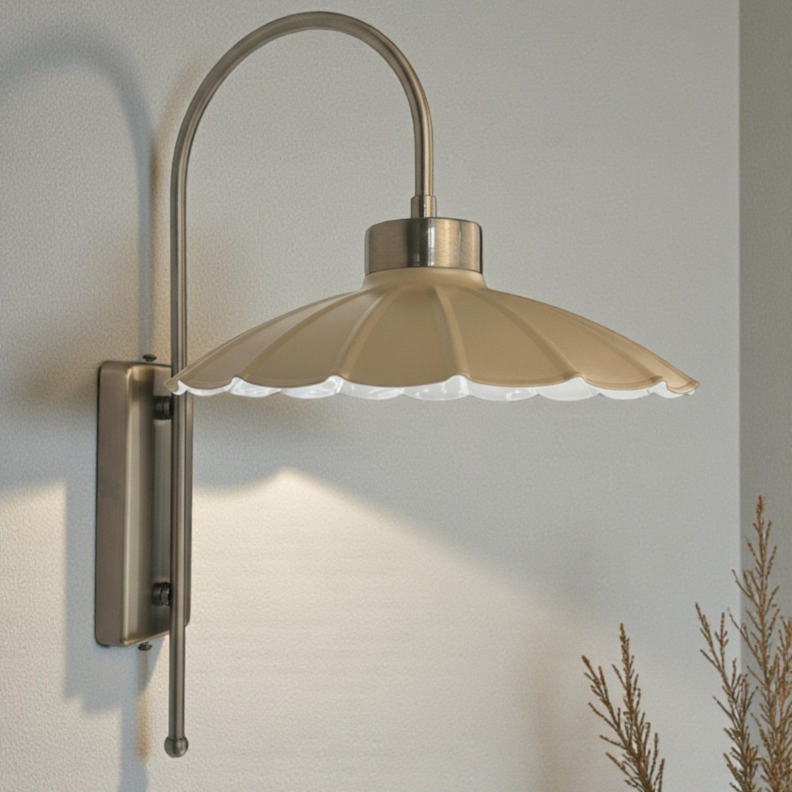Bamyum Wandleuchte Risso Vintage Metall Wandleuchte, ohne Leuchtmittel