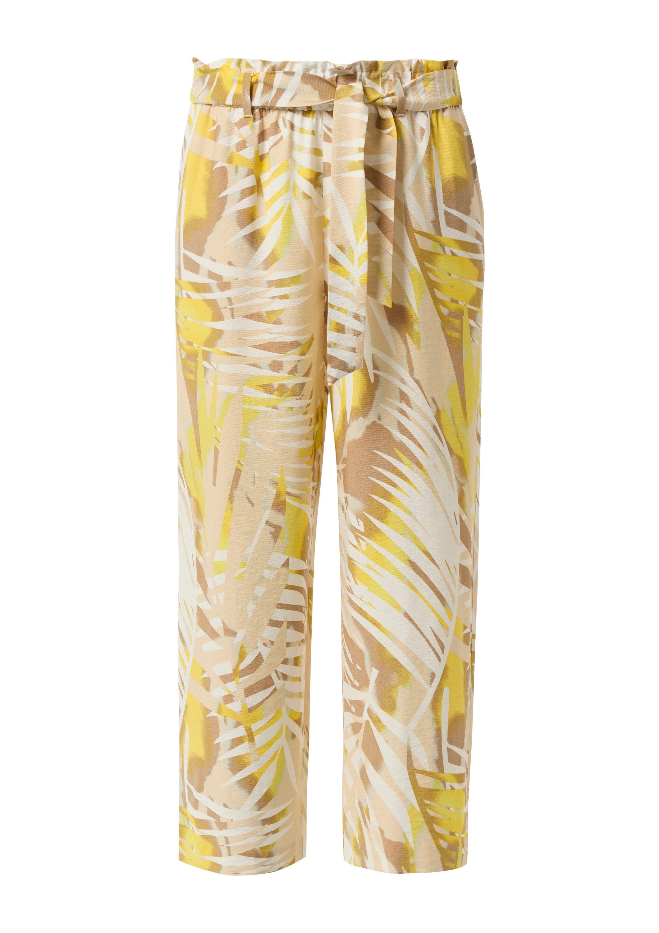 comma Culotte Hose Hose mit Bindeband und Eingrifftaschen günstig online kaufen