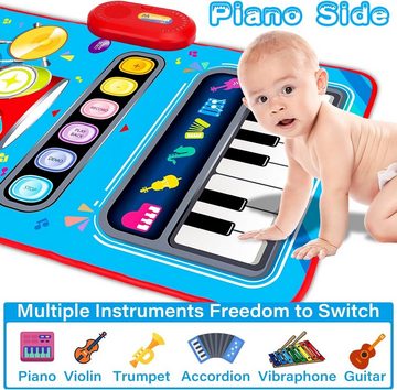 Inshow Spielzeug-Musikinstrument Riesen Klaviermatte XXL Tanzmatte Musikmatte Kids Piano und Musikbox