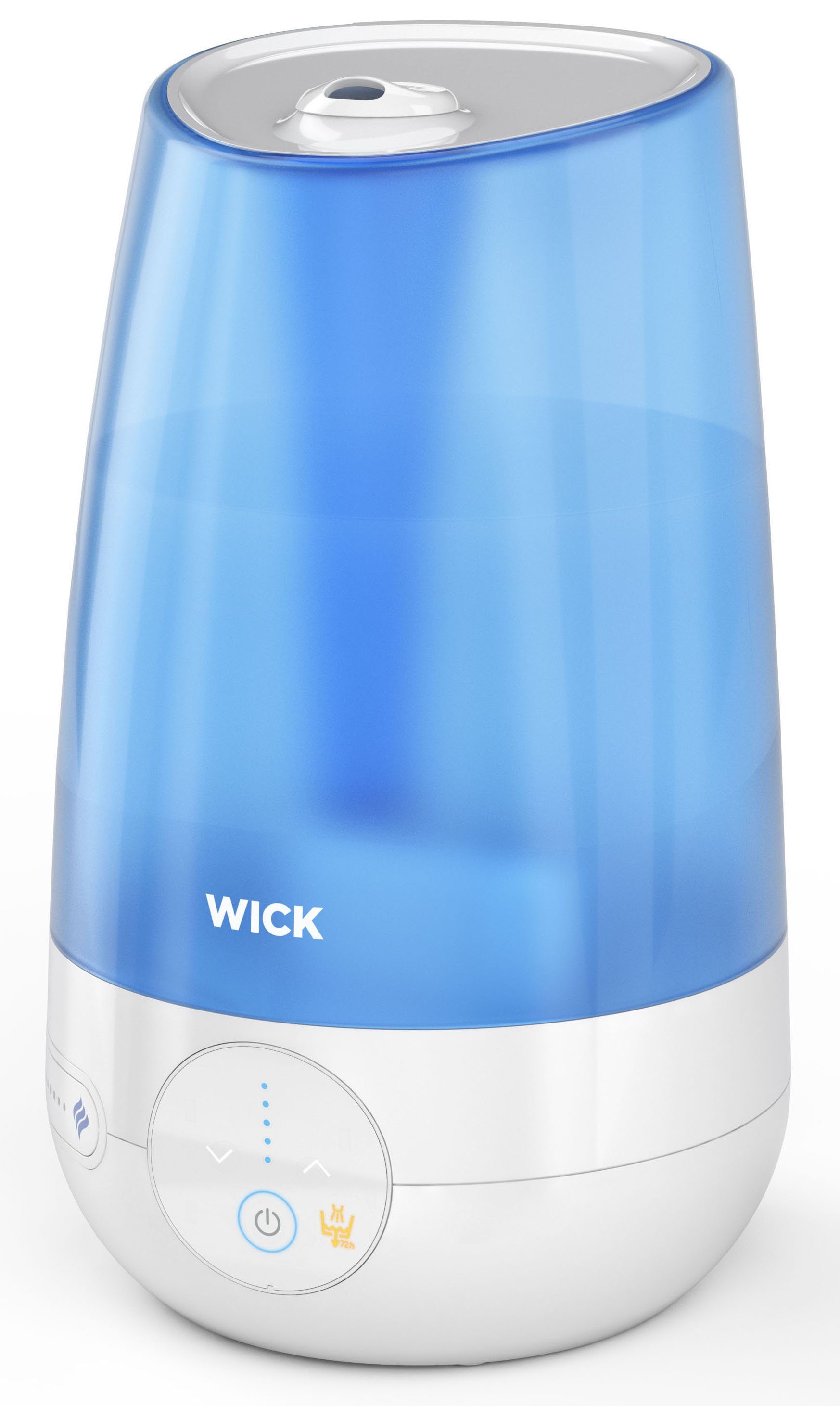 WICK Luftbefeuchter Ultraschall-Kaltluftbefeuchter, 4,5 den ätherischen VapoPads kompatibel Ölen l mit Duftpads mit Wassertank