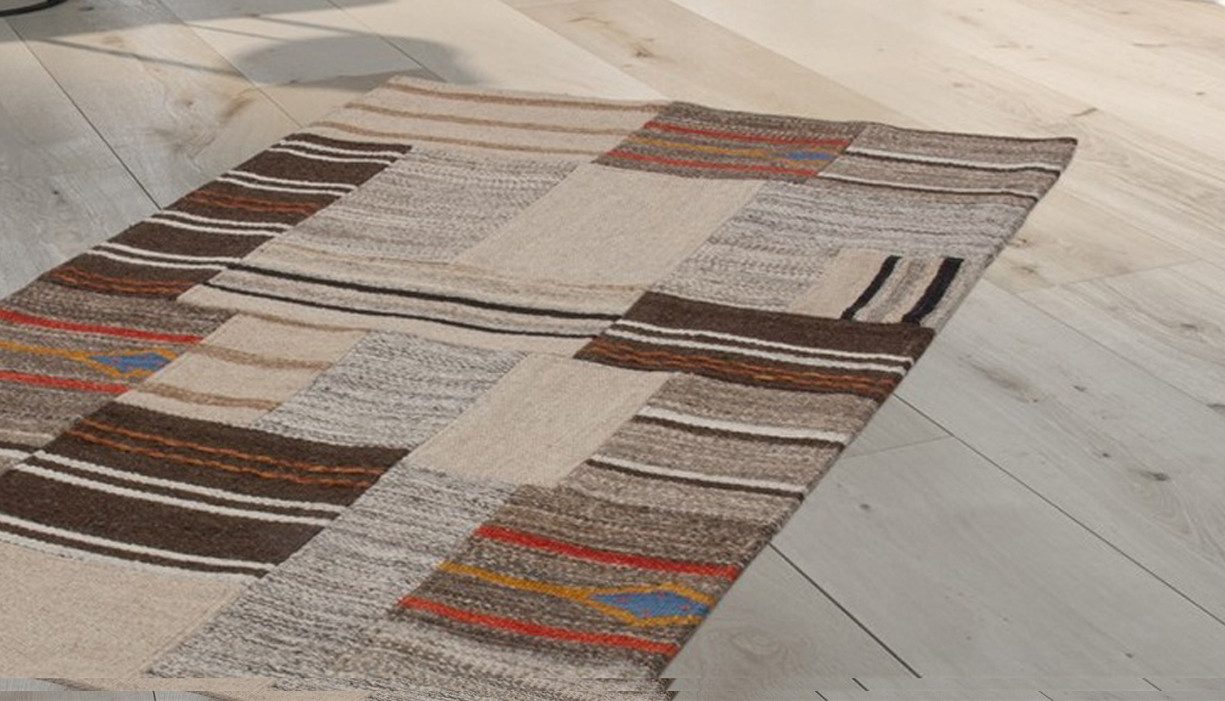 Kayoom Teppich Radical 220, rechteckig, Höhe: 15 mm, Handgewebter Jacquard-Kilim, hochwertige Materialmischung
