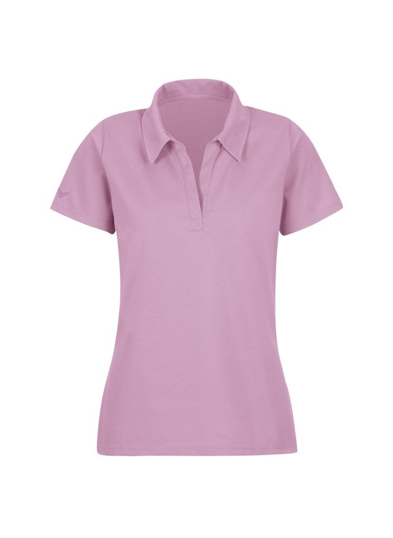 Trigema Poloshirt TRIGEMA Poloshirt ohne Knopfleiste günstig online kaufen