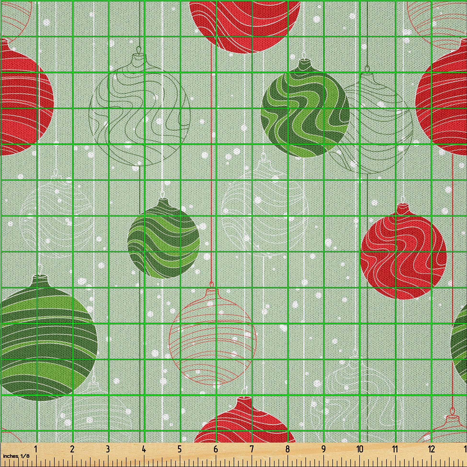 Thumbnail - Abakuhaus Stoff DIY Bastler Stoff für Dekorationszwecke, Weihnachten Flitter Streicher