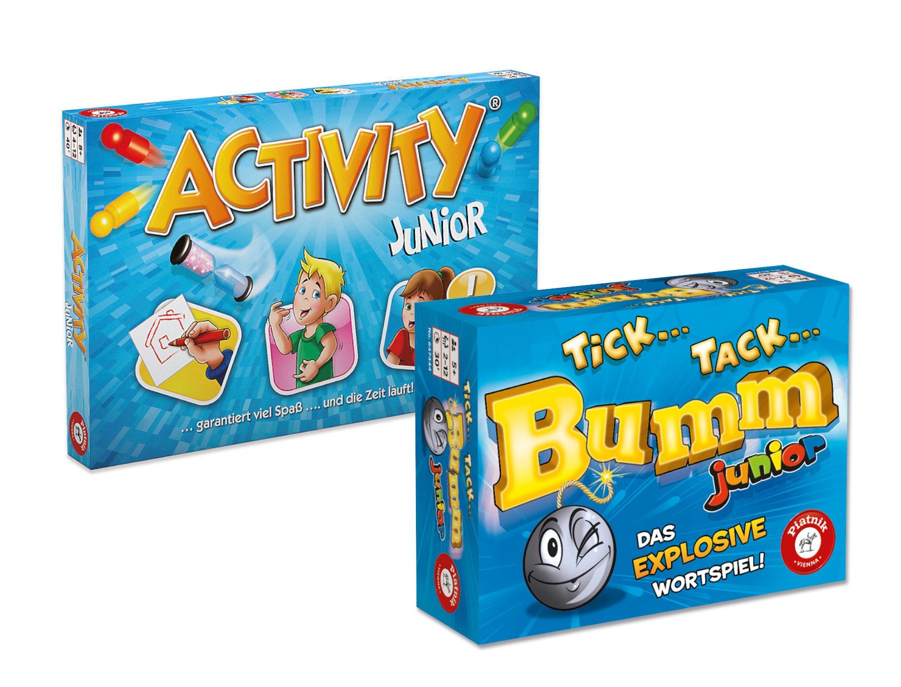 Piatnik Activity Pocket Junior – Gioco Di Carte Da Viaggio Con 300+ Attività, 667398