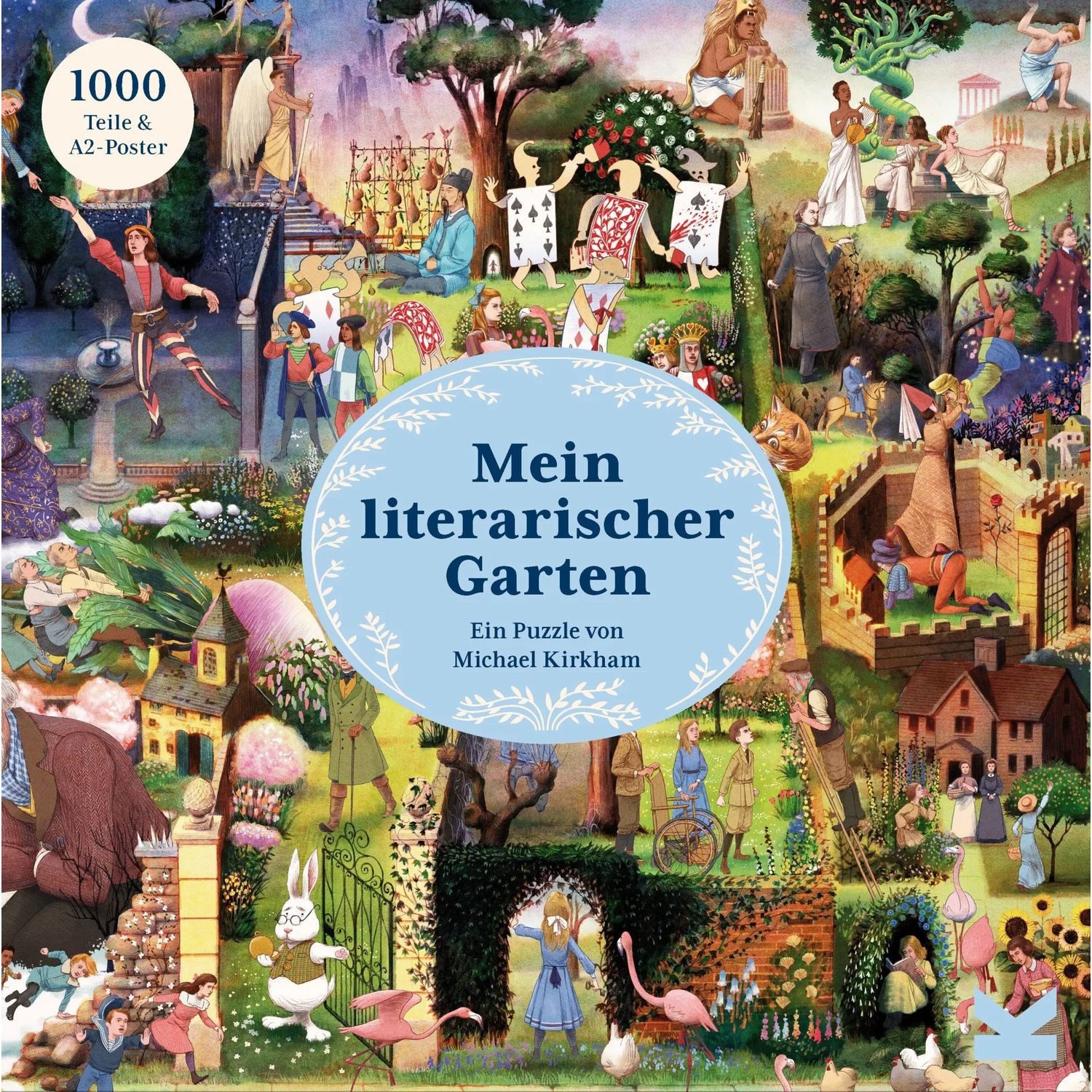Laurence King Puzzle Mein literarischer Garten, 1000 Puzzleteile