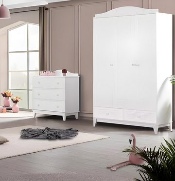 JVmoebel Jugendzimmer-Set Kinderzimmer Set Luxus Schrank Modern Kommode neu Möbel neu, (2-St., Kleiderschrank + Kommode), Made in Europa