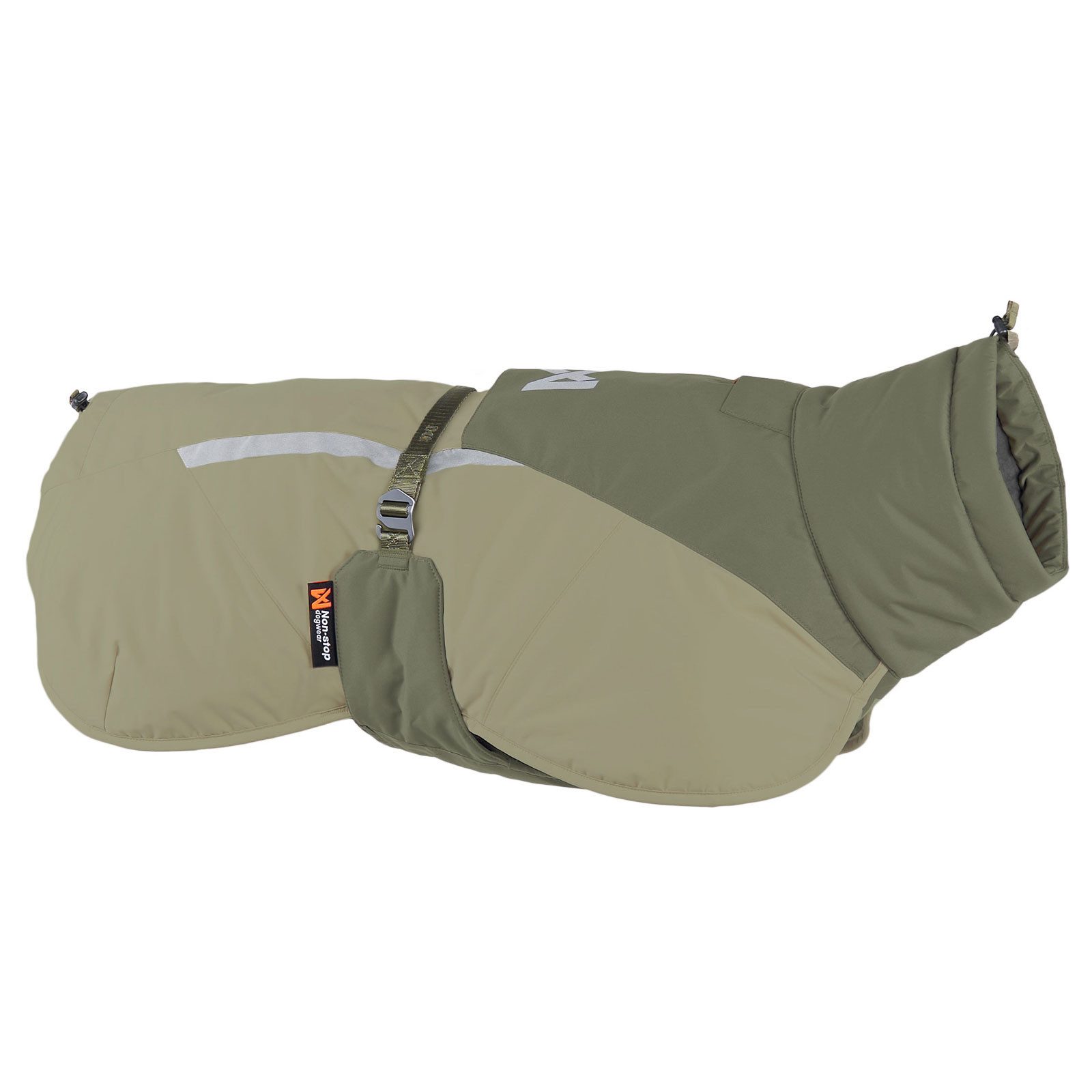 Non-stop dogwear Hundejacke GLACIER Wool Jacket 3.0 green, Hält Deinen Hund an kalten und nassen Tagen warm