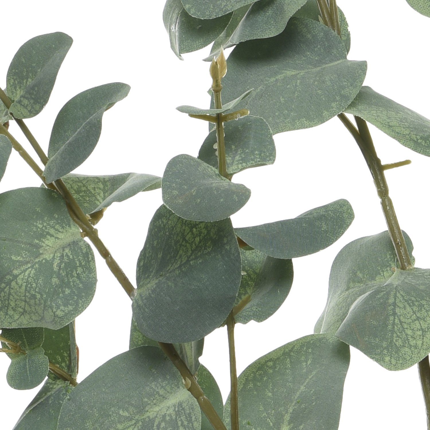 Kunstzweig Zweig Eukalyptus Kunstzweig Kunstpflanze Dekozweig H: 1,18m Tischdeko, MARELIDA, Höhe 118 cm