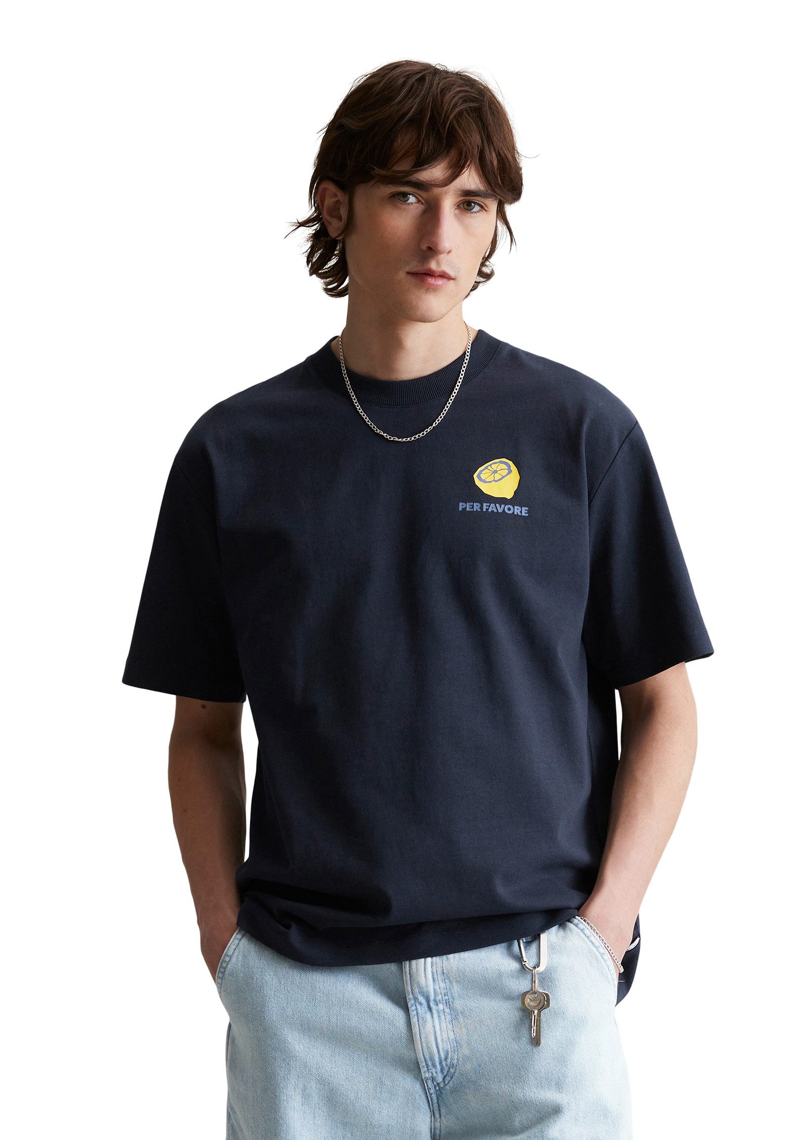 Marc O'Polo DENIM T-Shirt mit Print günstig online kaufen