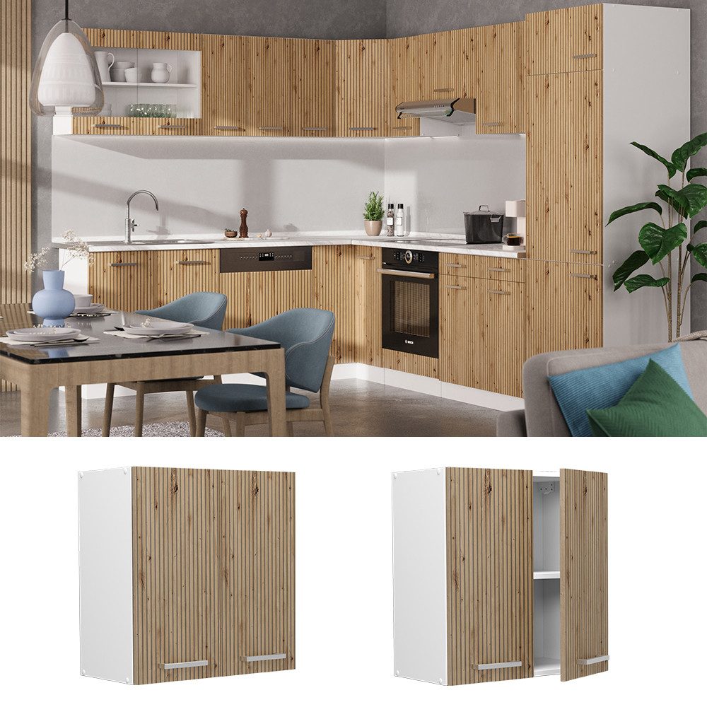 Vicco Hängeschrank R-Line, Artisan-Eiche/Weiß, 60 cm günstig online kaufen
