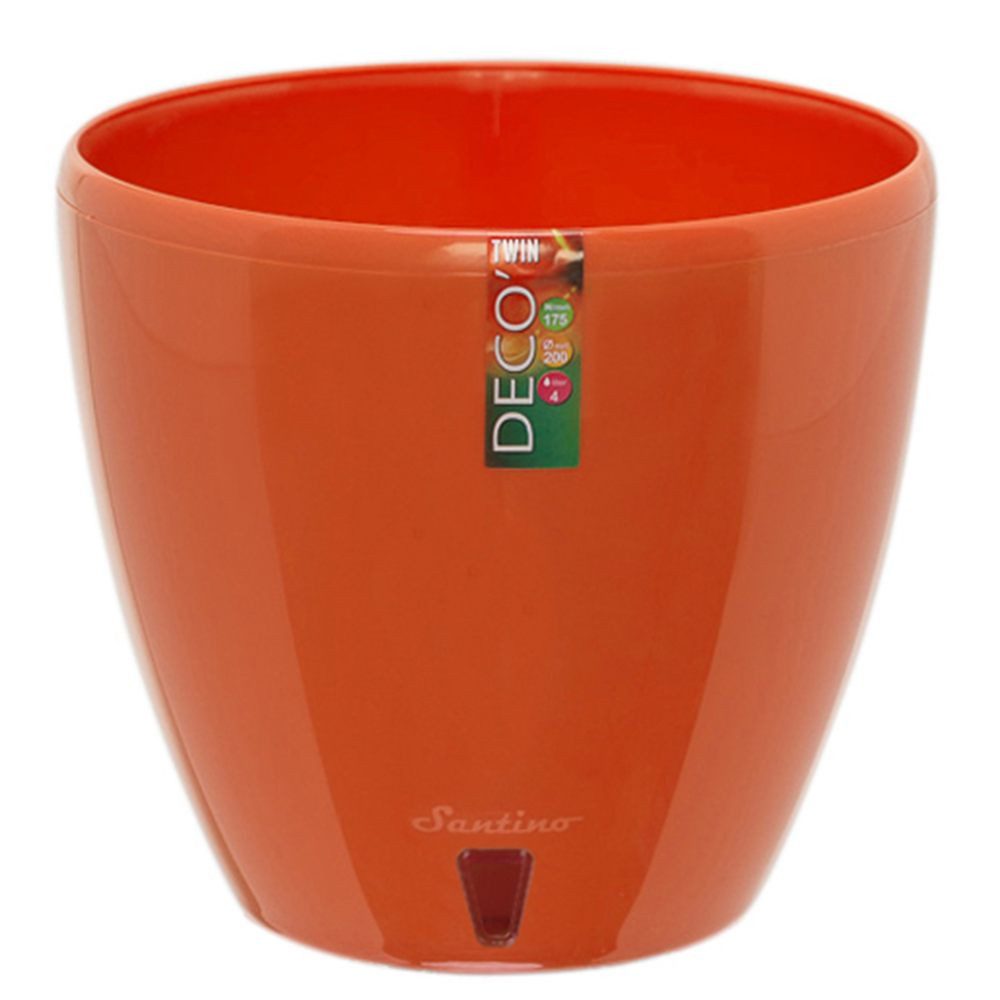 Happy plants Blumentopf Deco Twin - Selbstbewässerungstopf mit Wasserstands günstig online kaufen