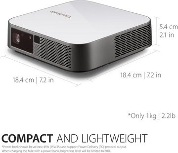 Viewsonic Beamer (1000 lm, 3000000:1, 1920 x 1080 px, Konnektivität, Bluetooth, SD-Kartenleser, 2X 3 Watt Lautsprecher)