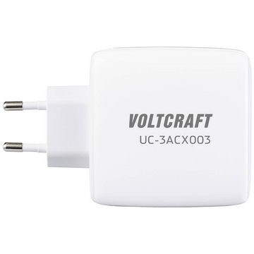 VOLTCRAFT USB-Ladegerät 120W mit Unterstützung von PD 3 GaN USB-Ladegerät (GaN)