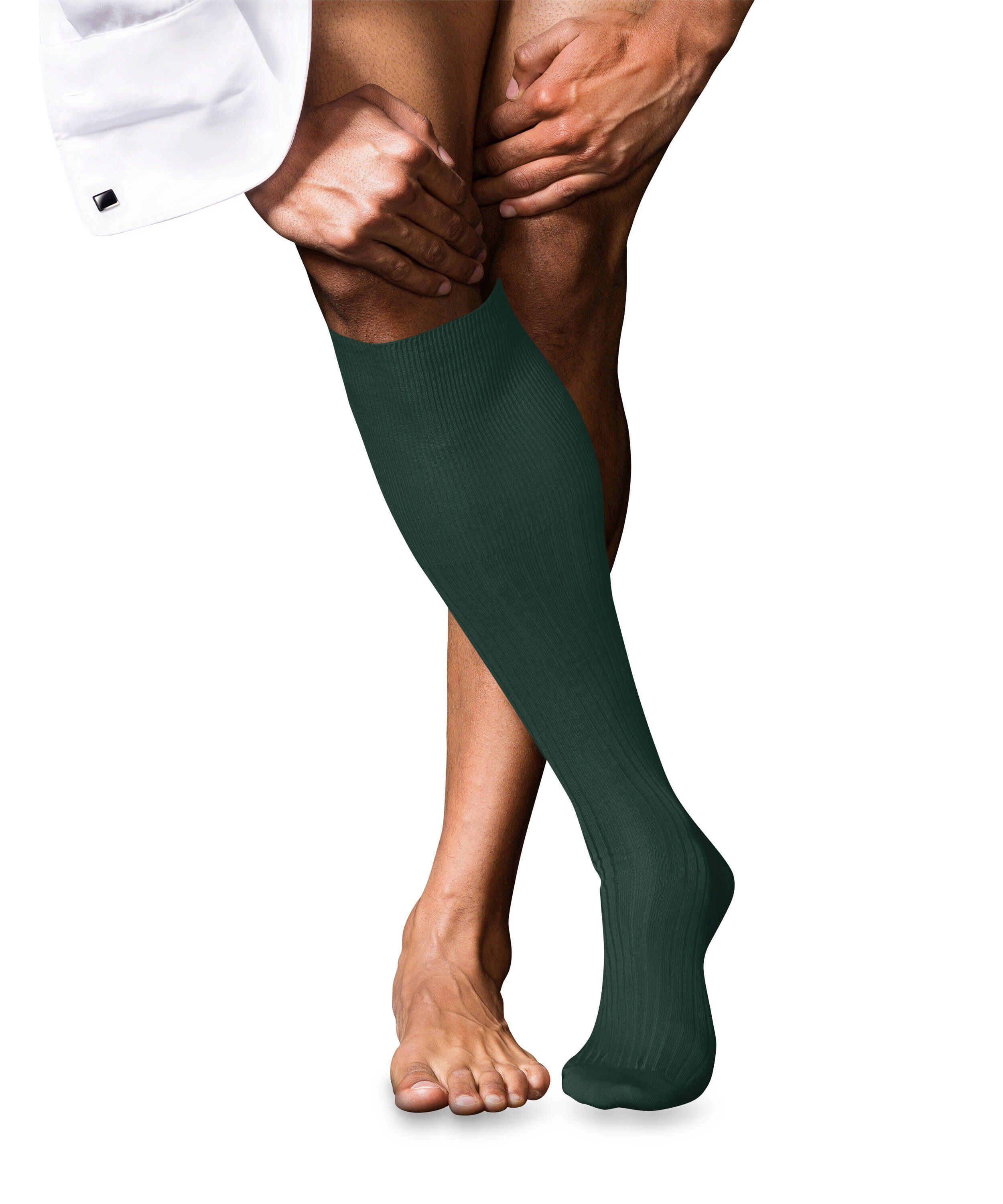 FALKE Kniestrümpfe No. 10 Pure Fil d´Écosse (1-Paar) mit ägyptischer „Karnak“ Baumwolle