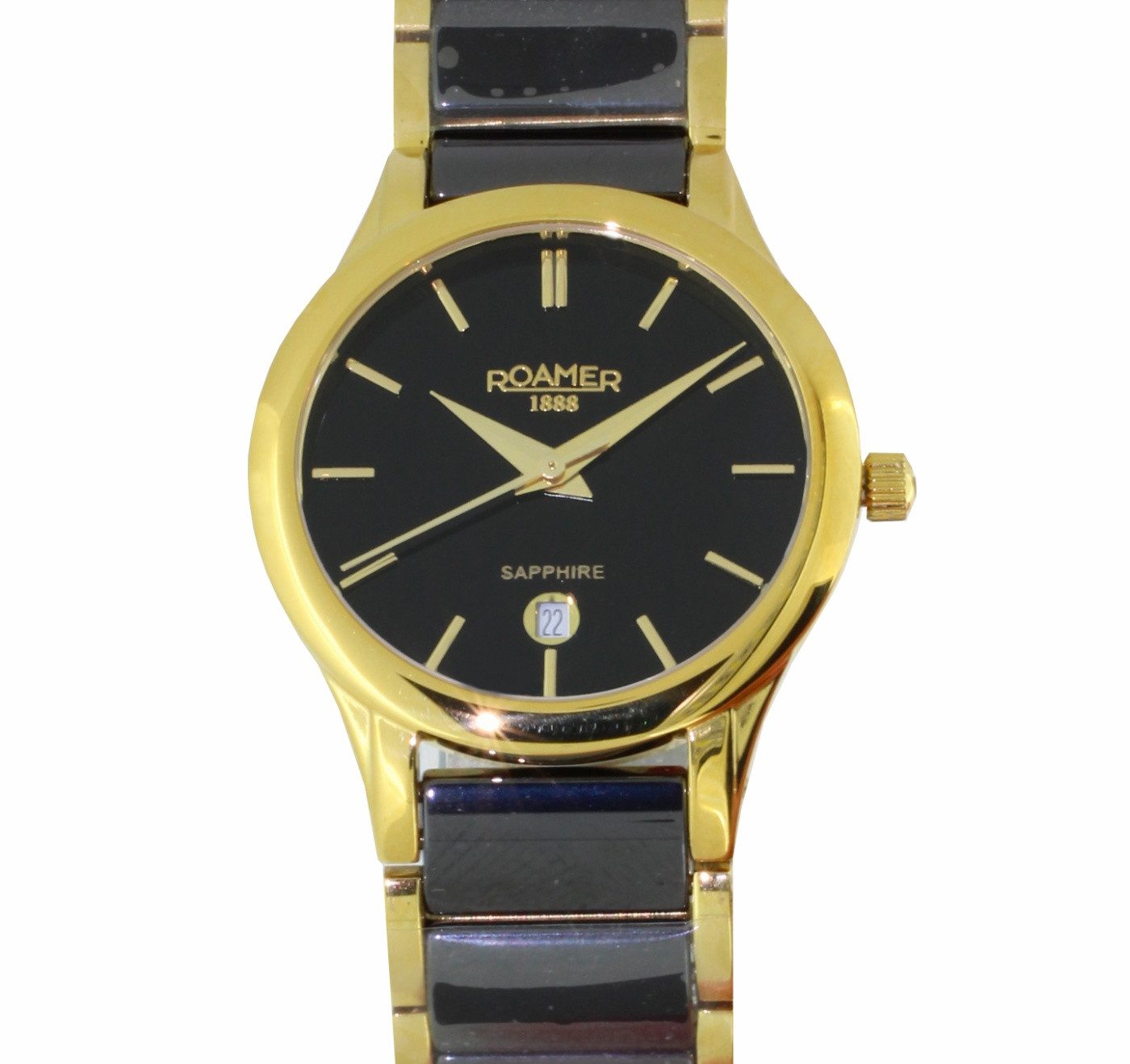 Roamer Quarzuhr Roamer Quarzuhr 657844 48 55 60 C-Line, (Gold)