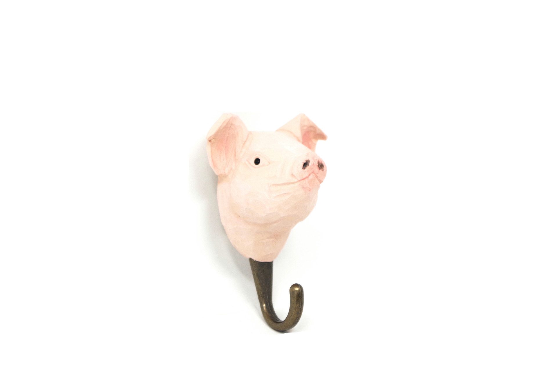 Wildlife Garden Kleiderhaken Kleiderhaken aus Holz - Schwein, Tierkopf