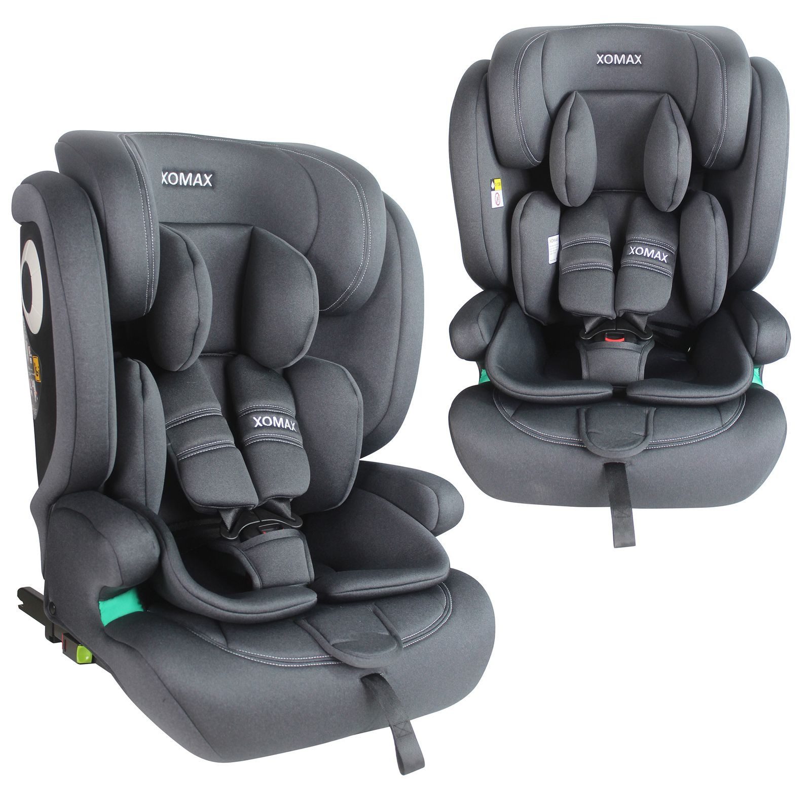 XOMAX Autokindersitz Luna, bis: 12, (Luna), Kindersitz ISOFIX 9-36 kg i-Size ECE R129 15 Monate bis 12 Jahre