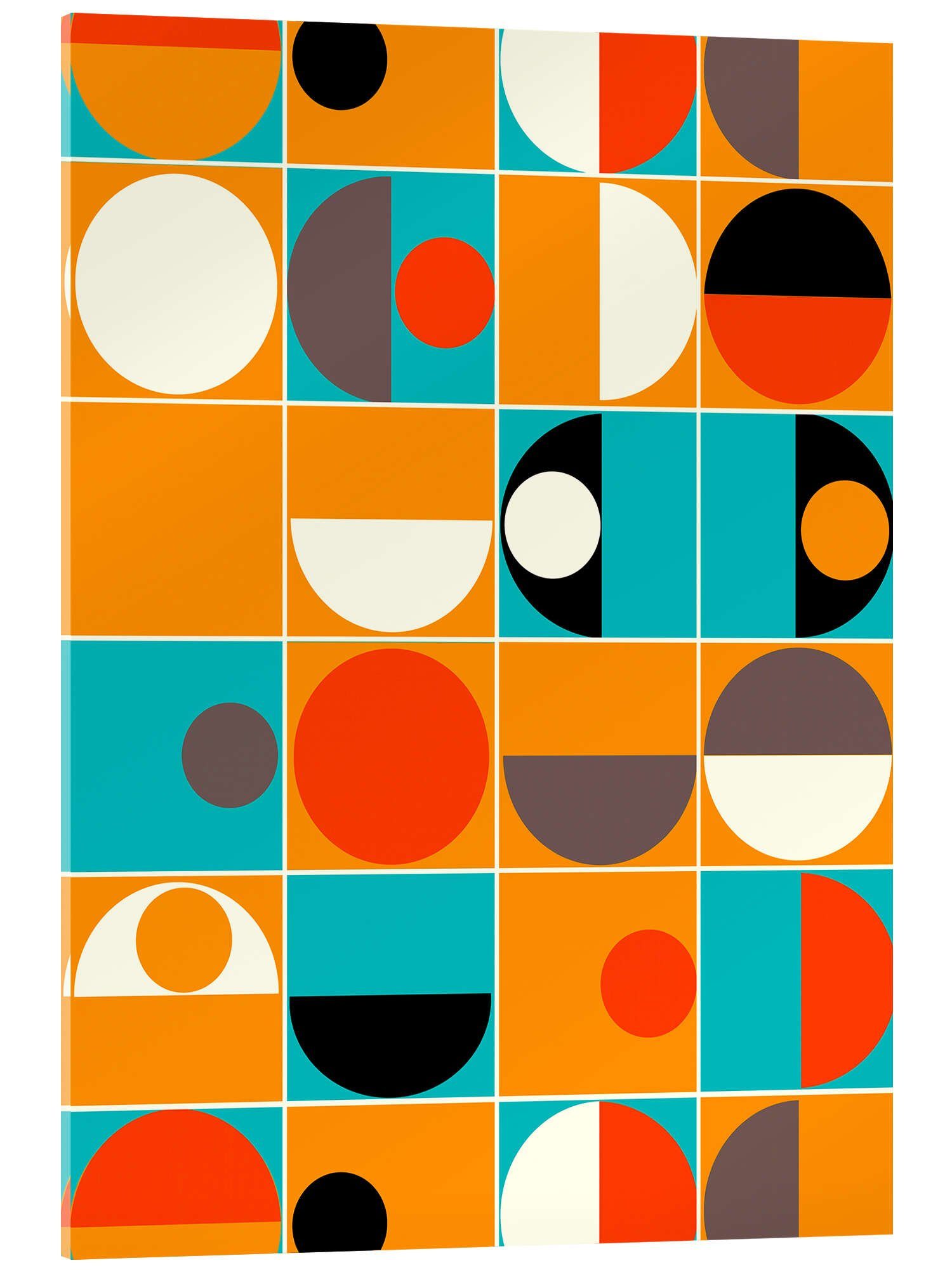 Posterlounge Wandbild Panton Pop, Mandy Reinmuth, erhältlich als Poster, Leinwandbild, Wandsticker oder Acrylglasbild
