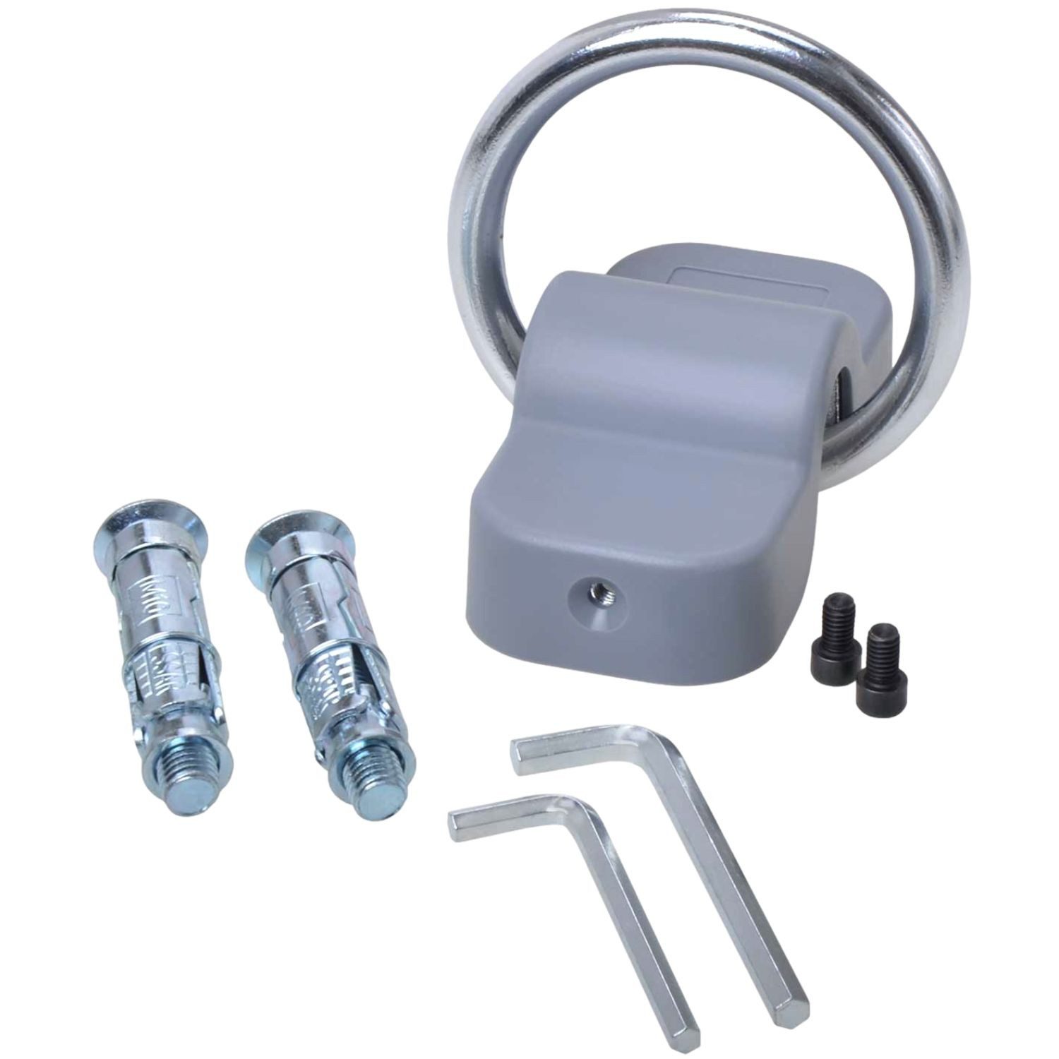 Diedrich Filmer GmbH Wandanker Wandanker Bodenanker für Fahrrad Roller etc, (Set, Komplett-Set), eBike Sicherheitsanker Kettenanker Boden Wand Anker Befestigungsanker