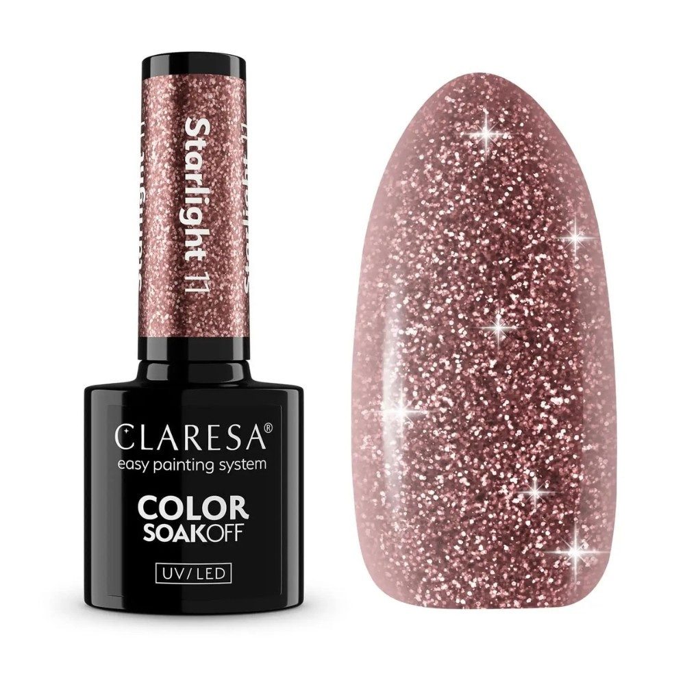 Claresa Gel-Nagellack CLARESA GEL NAIL POLISH STARLIGHT 11 - 5g Limited