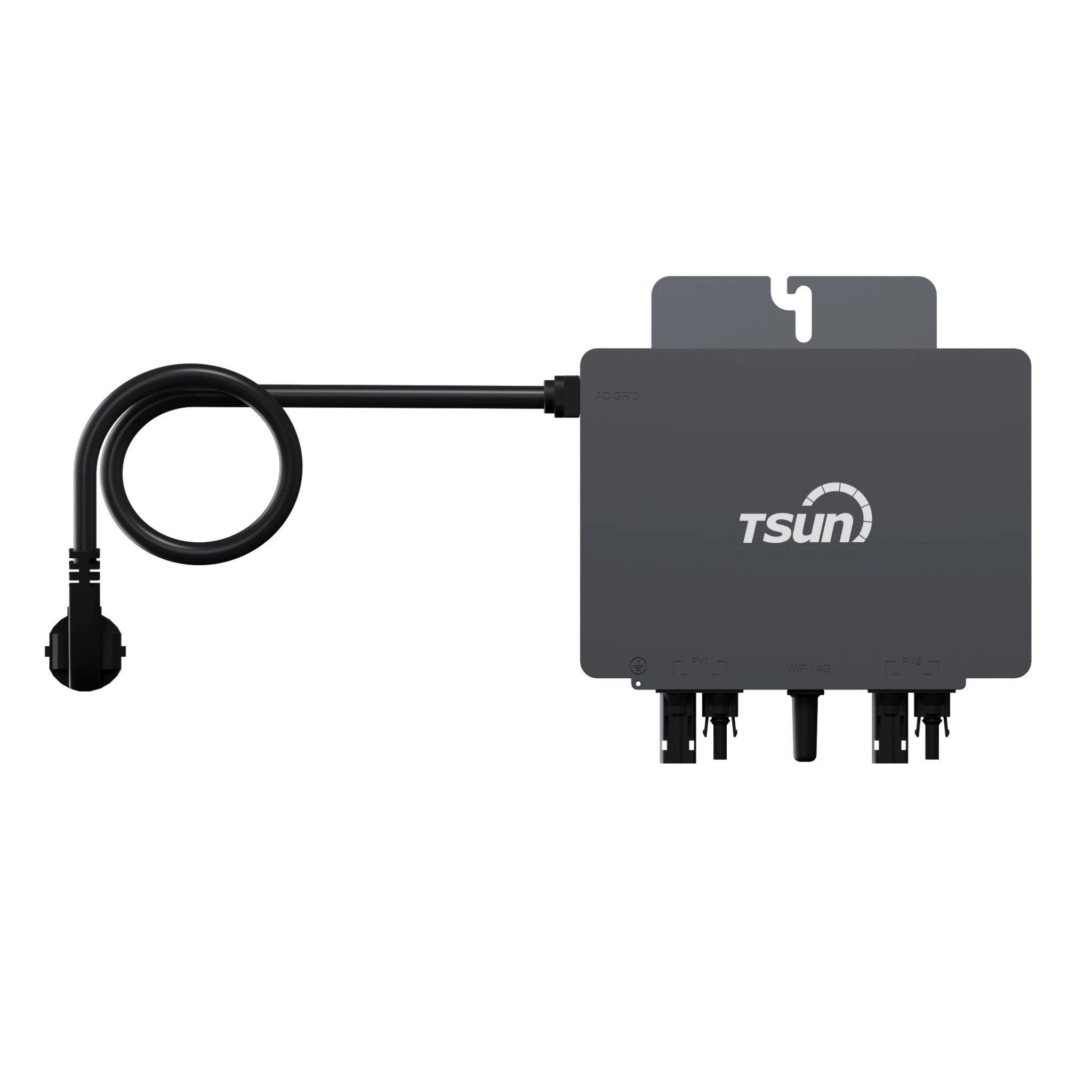 Tsun Wechselrichter TSOL-MX800 Lite 800W Microwechselrichter Solarsystem Überwachung, (Set, PV WIFI Mikrowechselrichter für Balkonkraftwerk), 800W, Solarsystem Überwachung