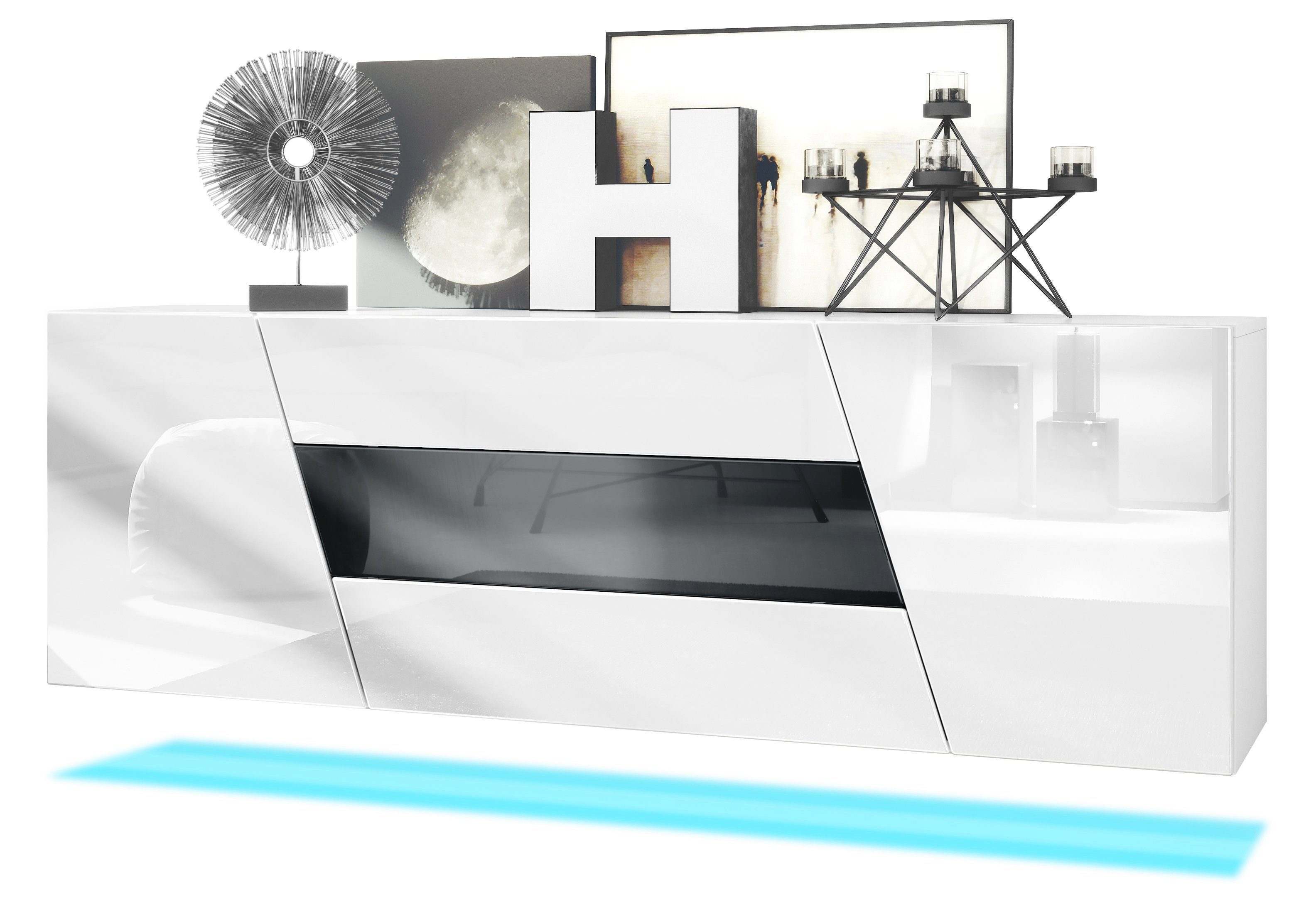 Vladon Sideboard Houston (hängende Kommode, mit günstig online kaufen