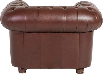 Max Winzer® Sessel Bristol, mit edler Knopfheftung, Breite 110 cm