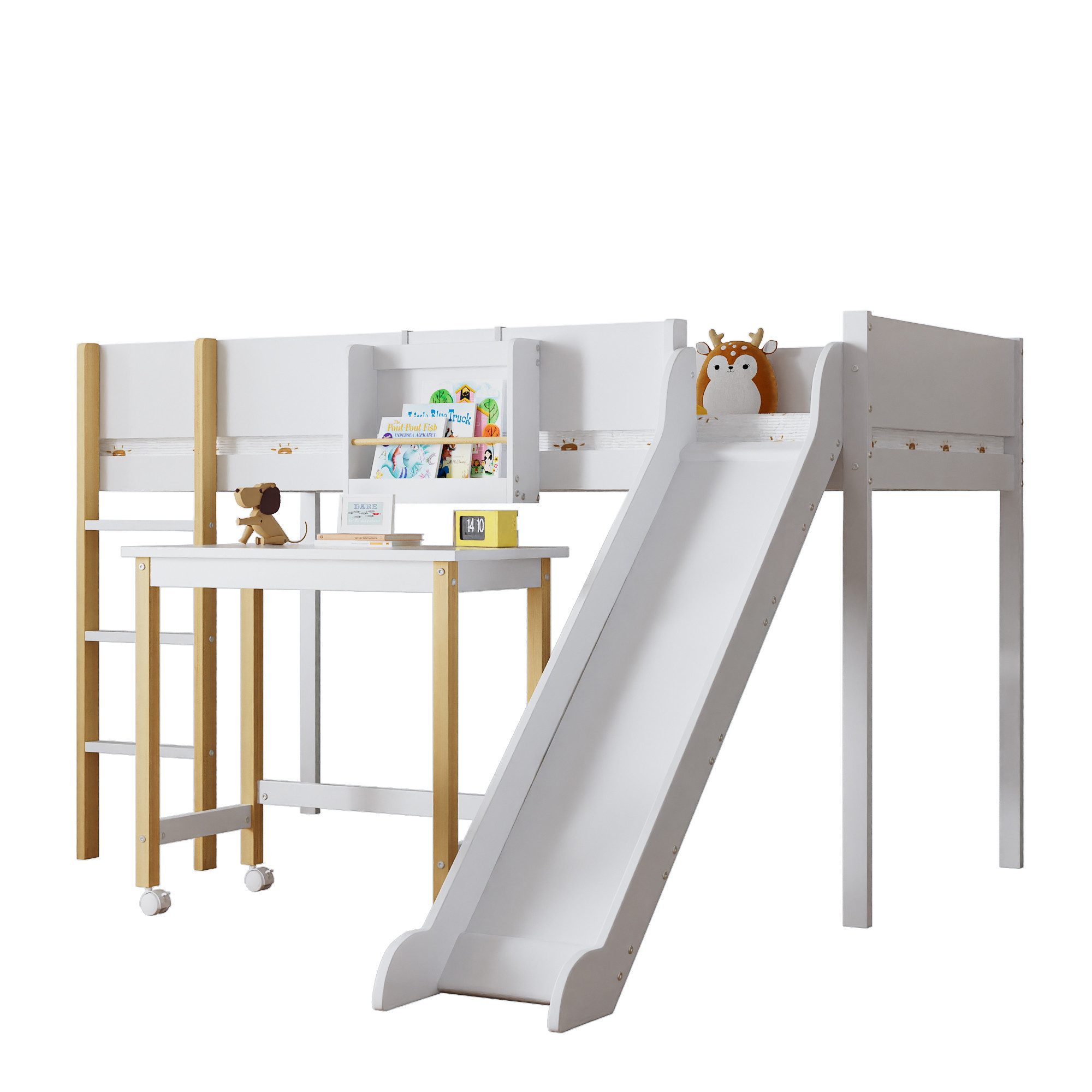 HAUSS SPOLE Kinderbett 90x200cm mit Leiter, günstig online kaufen