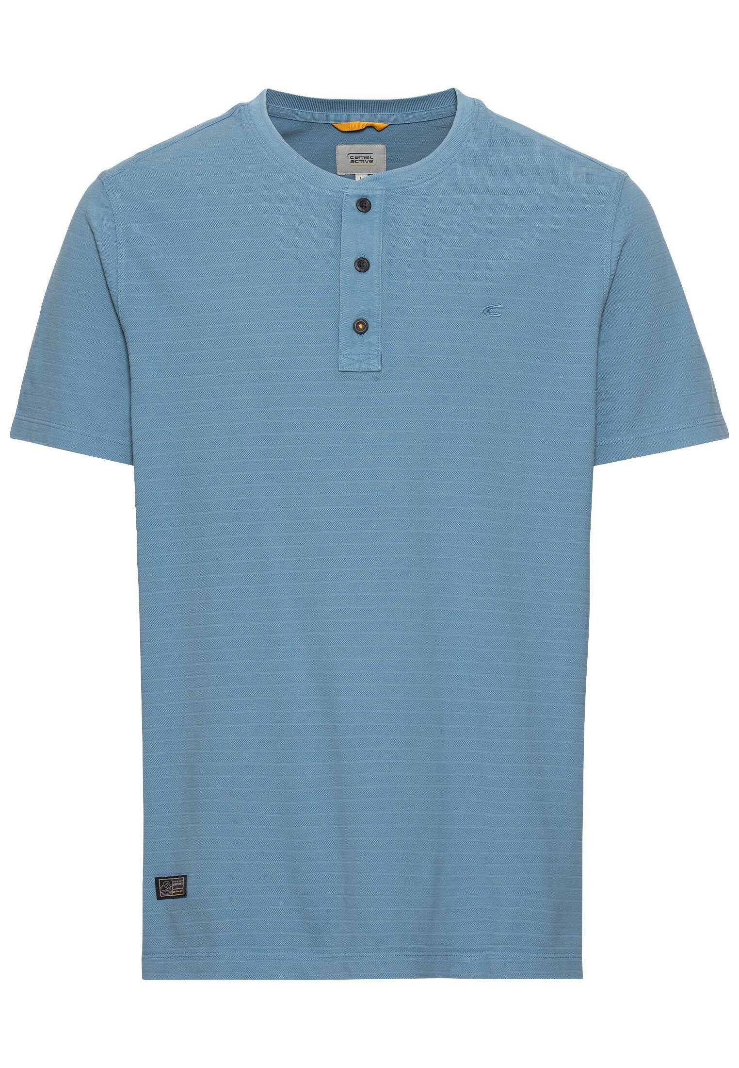camel active Henleyshirt Kurzarm Henley aus günstig online kaufen