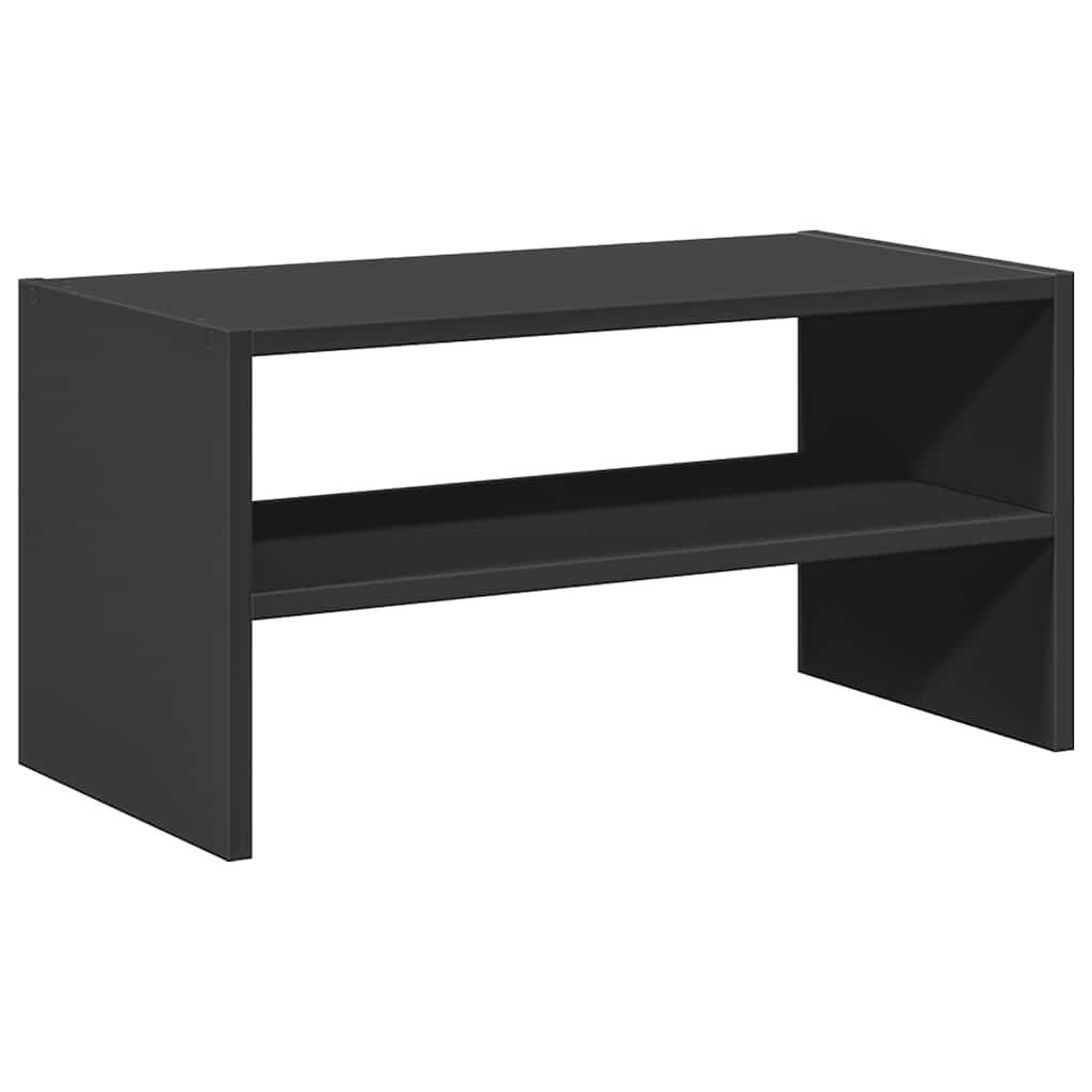 vidaXL Schuhregal Schuhregal Stapelbar Schwarze Eiche günstig online kaufen