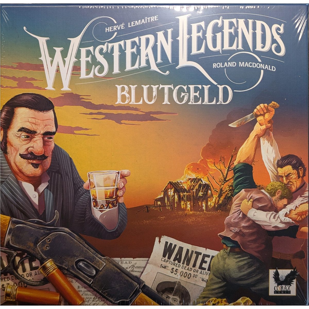 Corax Games Spiel Western Legends 2.Edition Blutgeld (DE) - Erweiterung