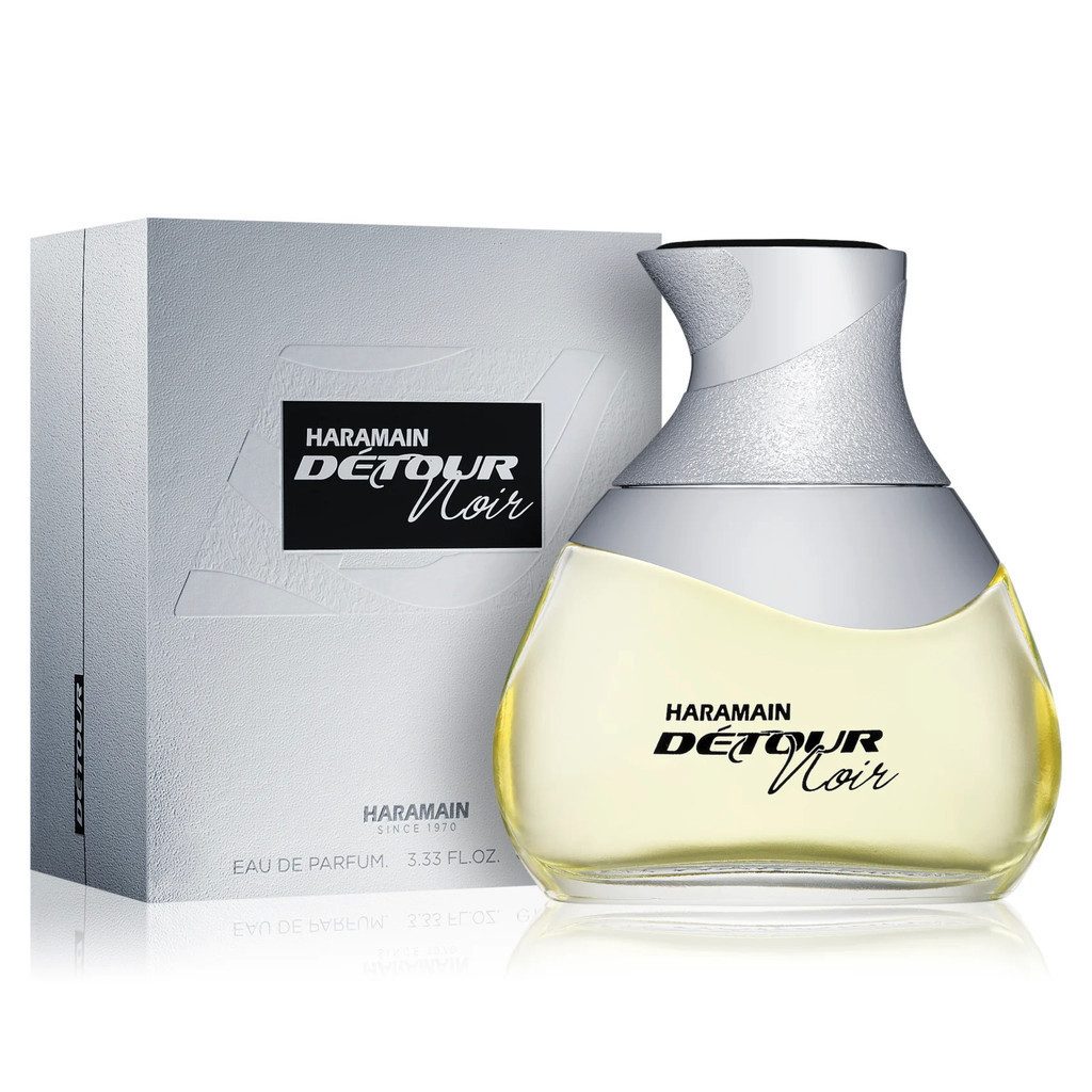 al haramain Eau de Parfum Detour Noir - 100 ml, Unisex Duft mit Vanille & Sandelholz