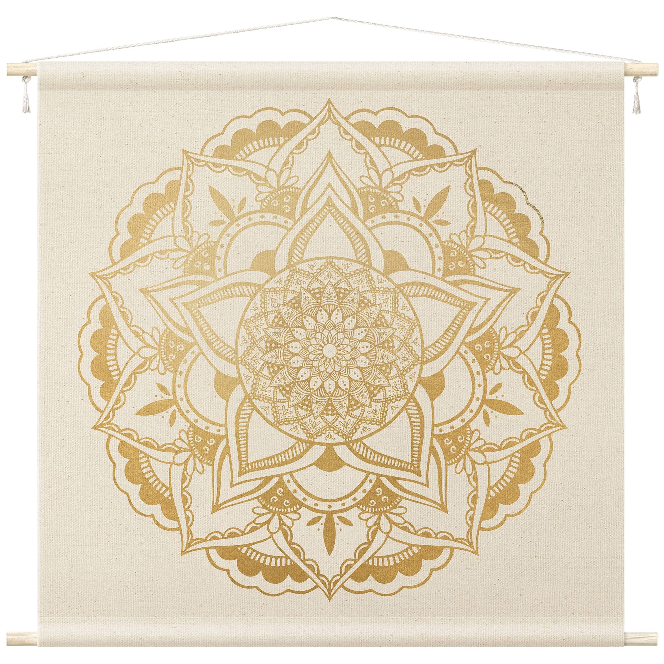Bilderdepot24 Wandteppich modern Mandala Muster Ornamente günstig online kaufen