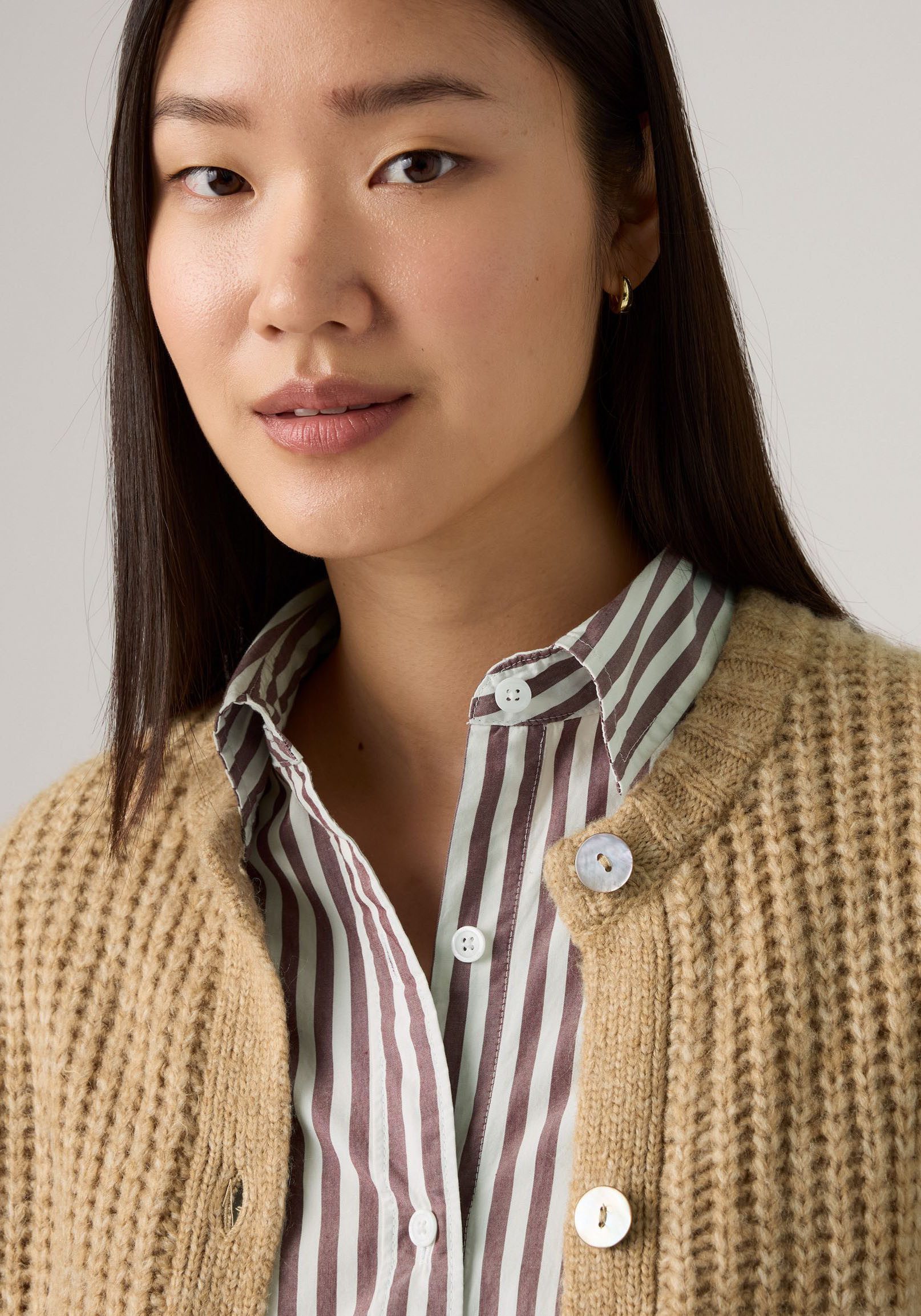 Levi's® Strickjacke Wärmender, pflegeleichter Materialmix