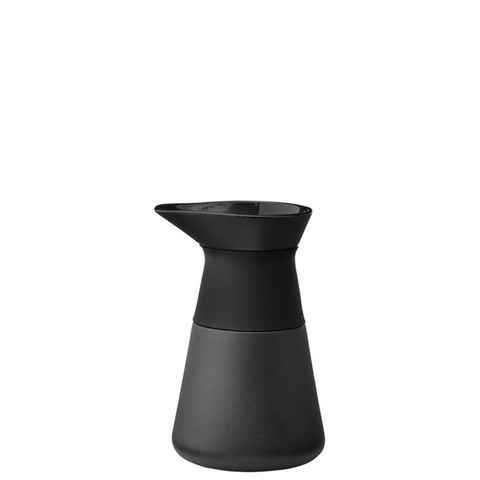 Stelton Milchkännchen Theo, 0,4 l, Schwarz, Sahnekännchen, aus Steingut