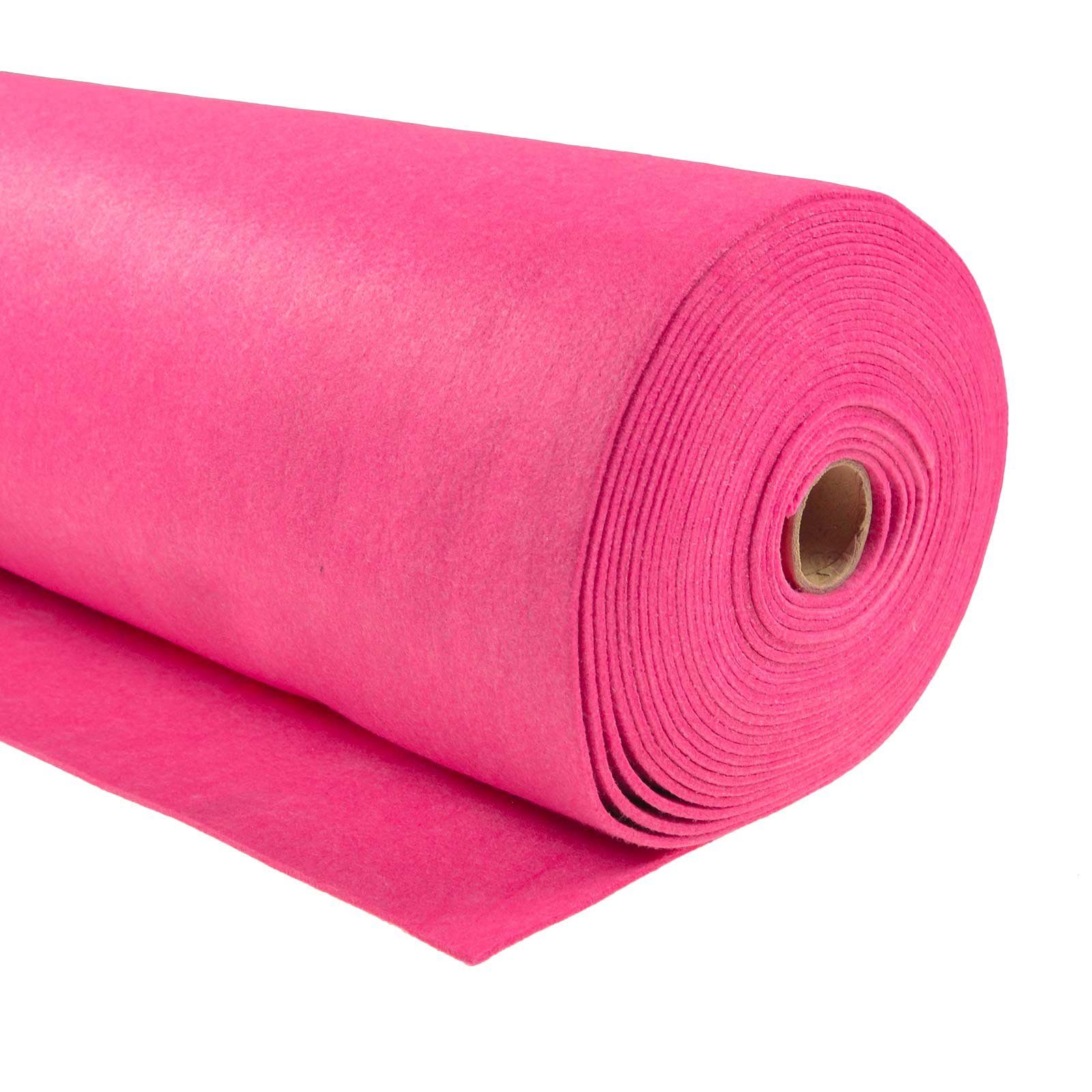 maDDma Stoff 1m waschbarer Bastelfilz Meterware Filz 90cm x 1,5mm, intense pink