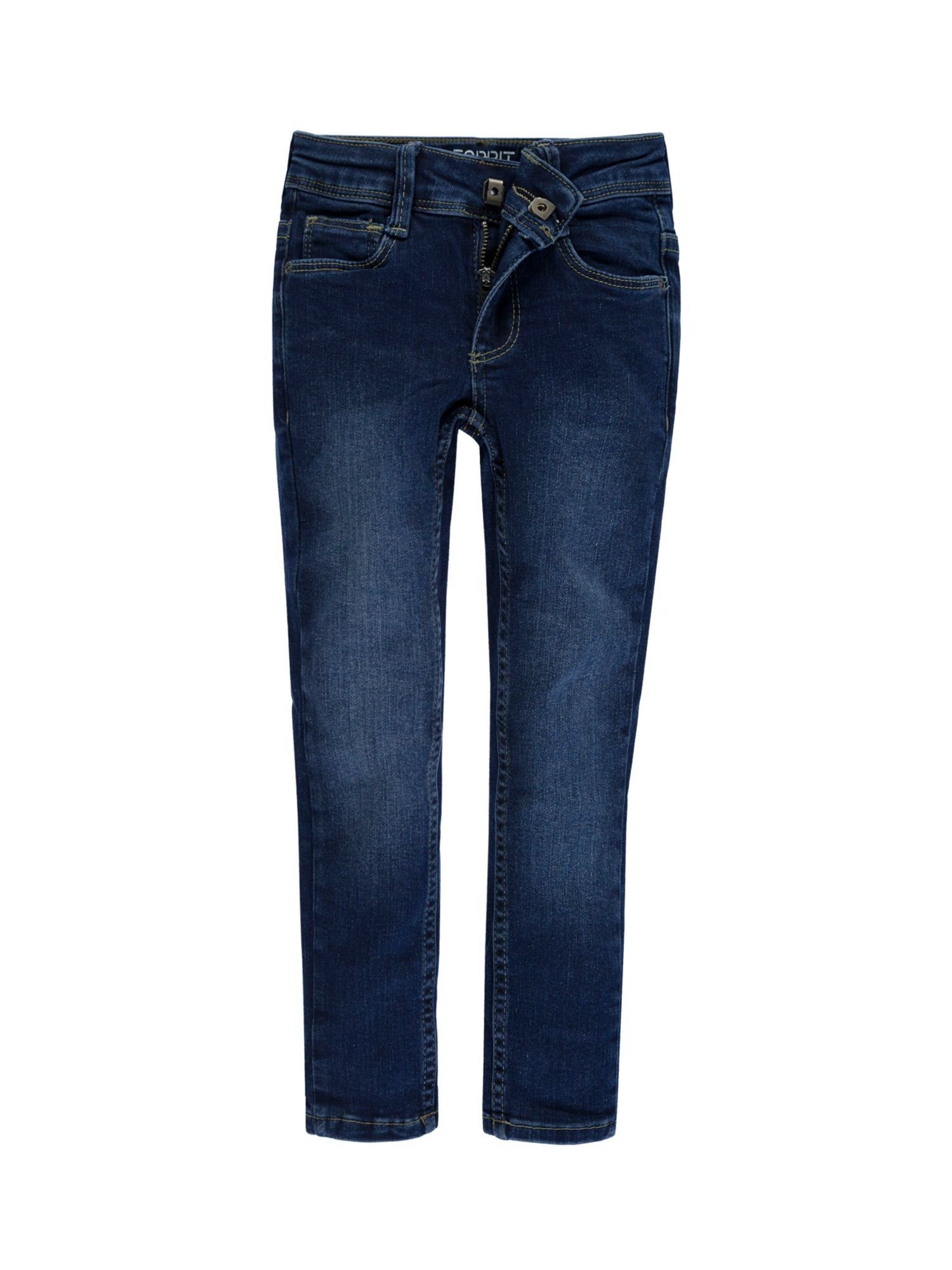 Stretch-Jeans BLUE LIGHT Verstellbund mit Weitenservice und Regular-fit-Jeans WASHED Esprit