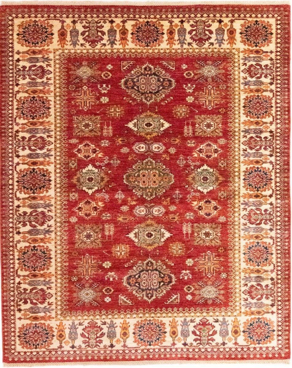 Orientteppich Kazak 157x200 Handgeknüpfter Orientteppich, Nain Trading, rechteckig, Höhe: 5 mm