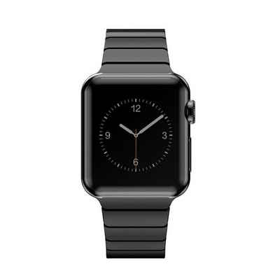 CoverKingz Smartwatch-Armband »Gliederarmband für Apple Watch 49/45/44/42mm Series Ultra/8/7/6/SE/5/4 Schwarz«