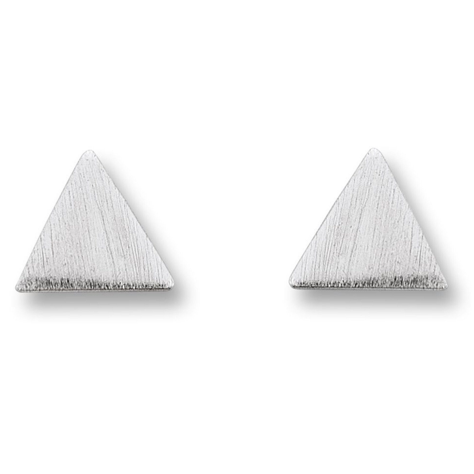 Paar Ohrhänger Dreieck Ohrringe Ohrstecker aus 925 Silber