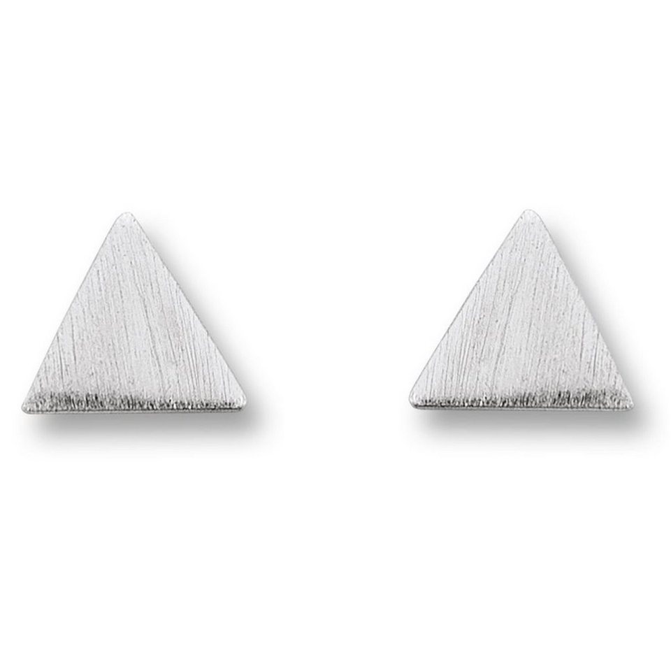 ONE ELEMENT Paar Ohrstecker Dreieck Ohrringe Ohrstecker aus 925 Silber, Damen  Silber Schmuck Dreieck, Schmuck vom Hersteller mit 70 jähriger Tradition